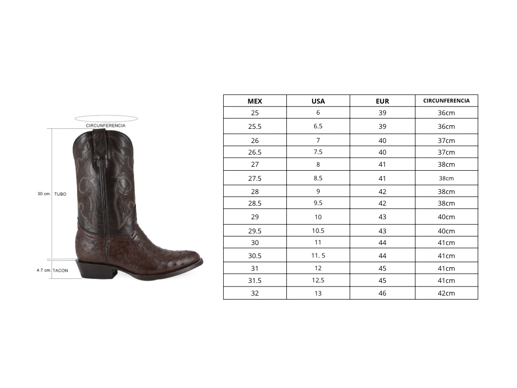 Bota Vaquera Bulldog Búfalo Negro