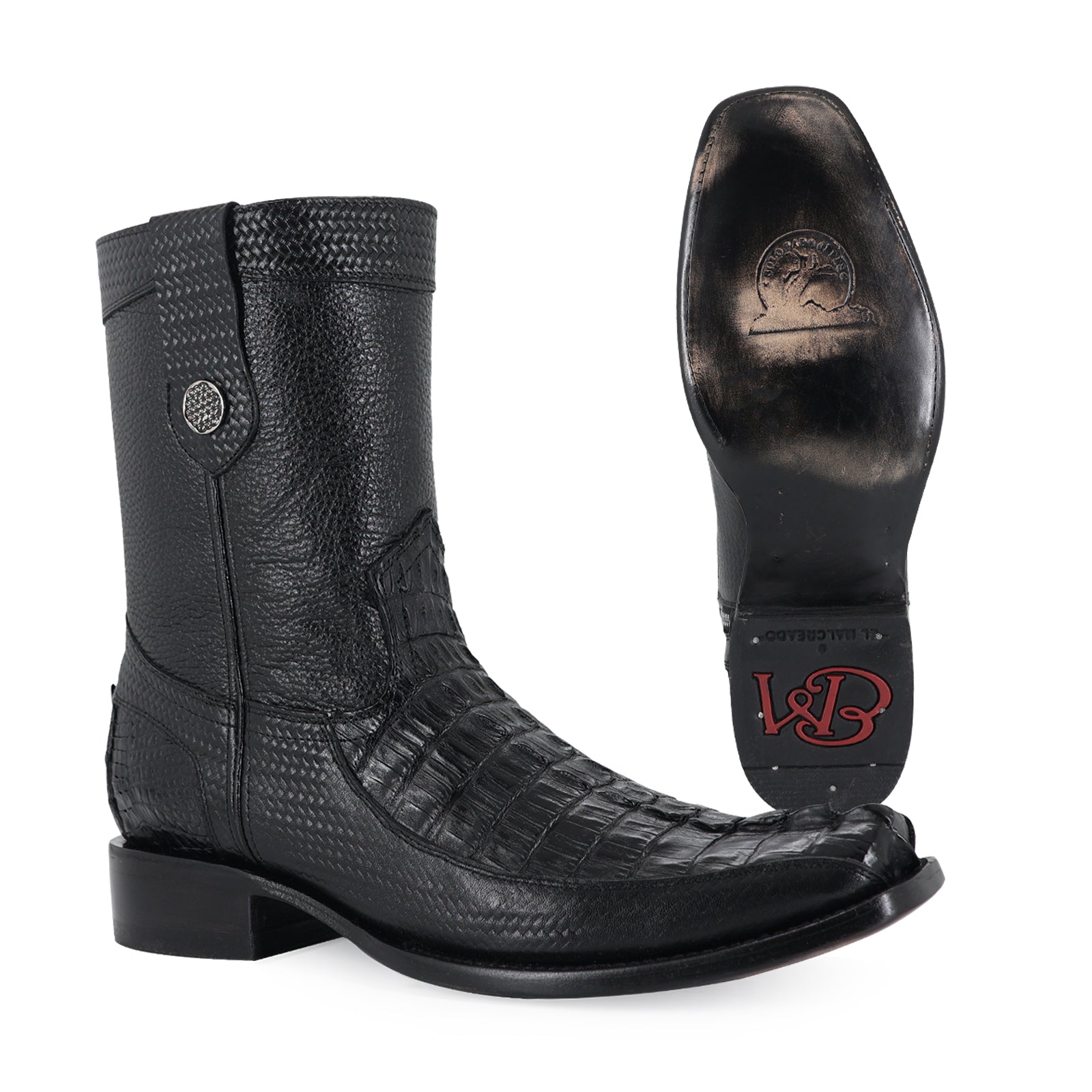 Botin Orion En Piel De Cocodrilo