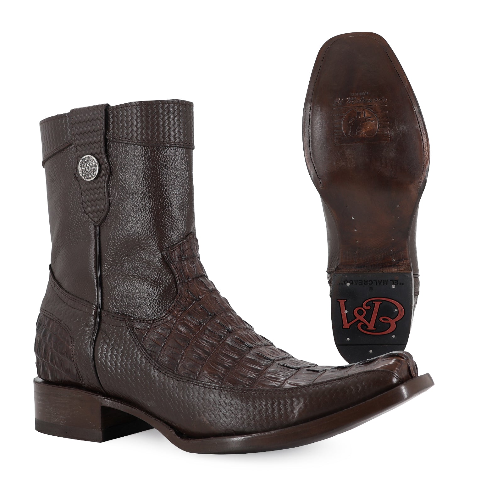 Botin Orion En Piel De Cocodrilo