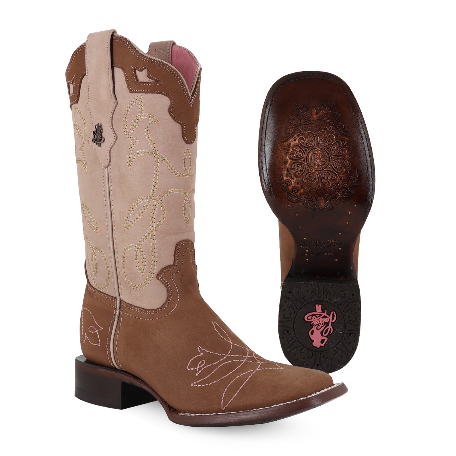 Bota vaquera para dama de piel modelo Palmira