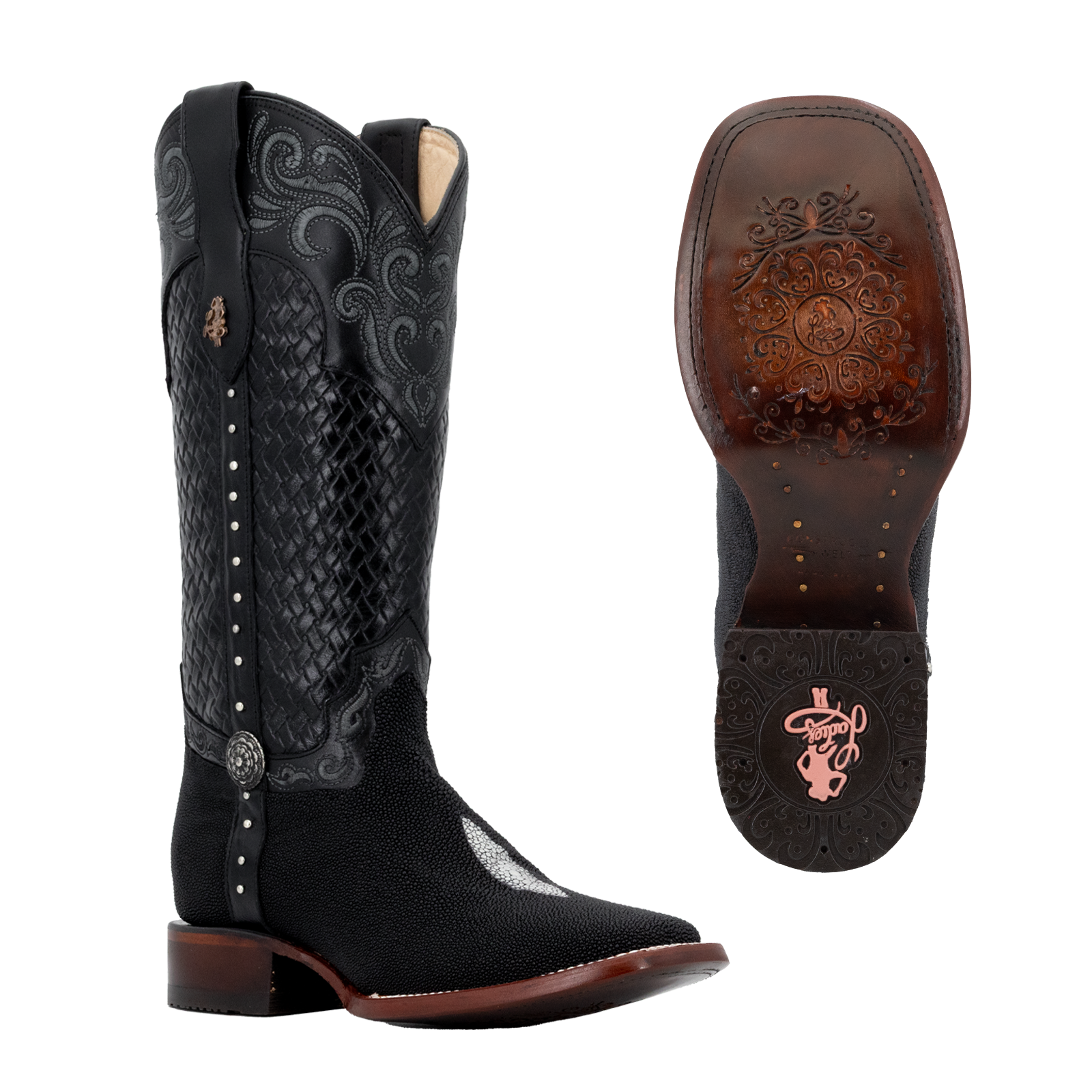 Bota vaquera para dama de piel de mantarraya modelo Montana