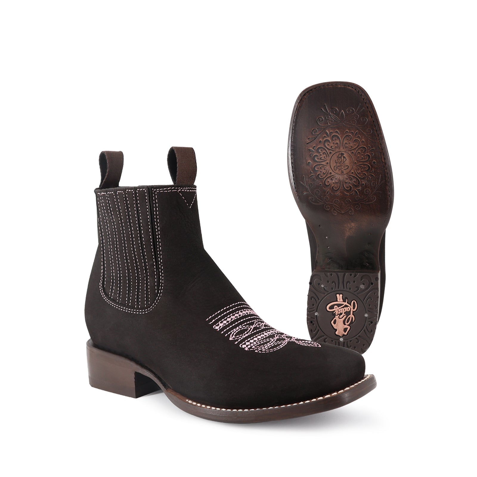 Botin para dama de piel horma Bulldog