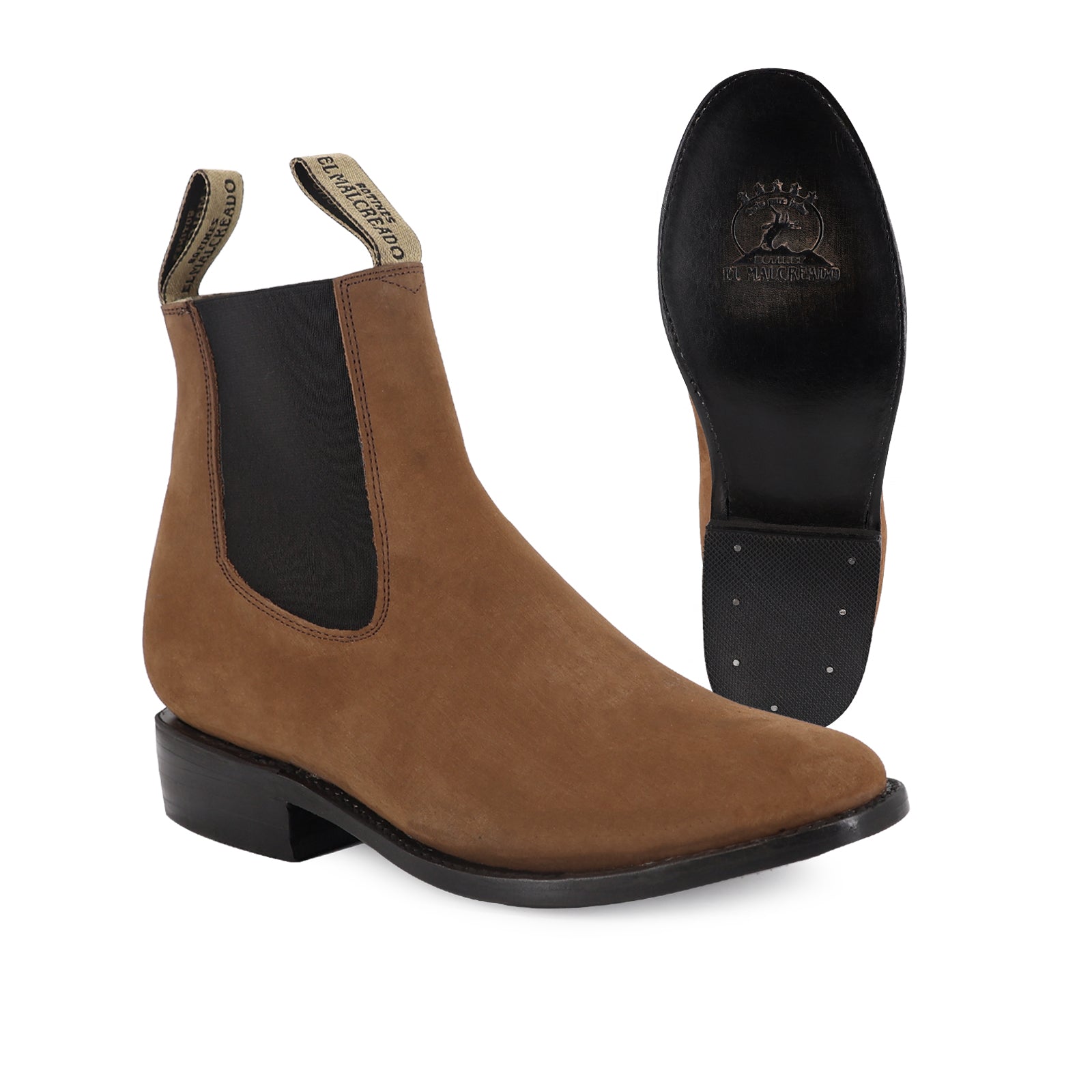 Botín Chelsea Topo Nobuck