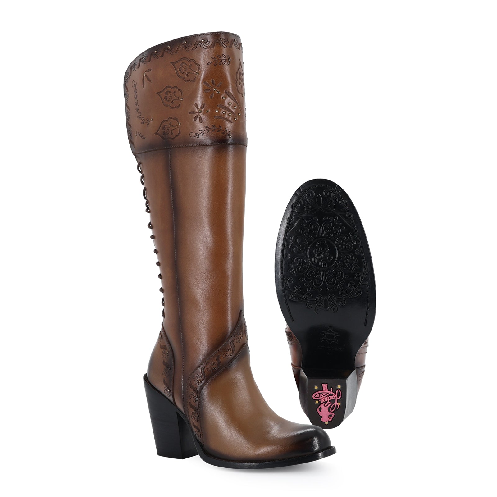 Bota casual para dama de piel modelo Presumida