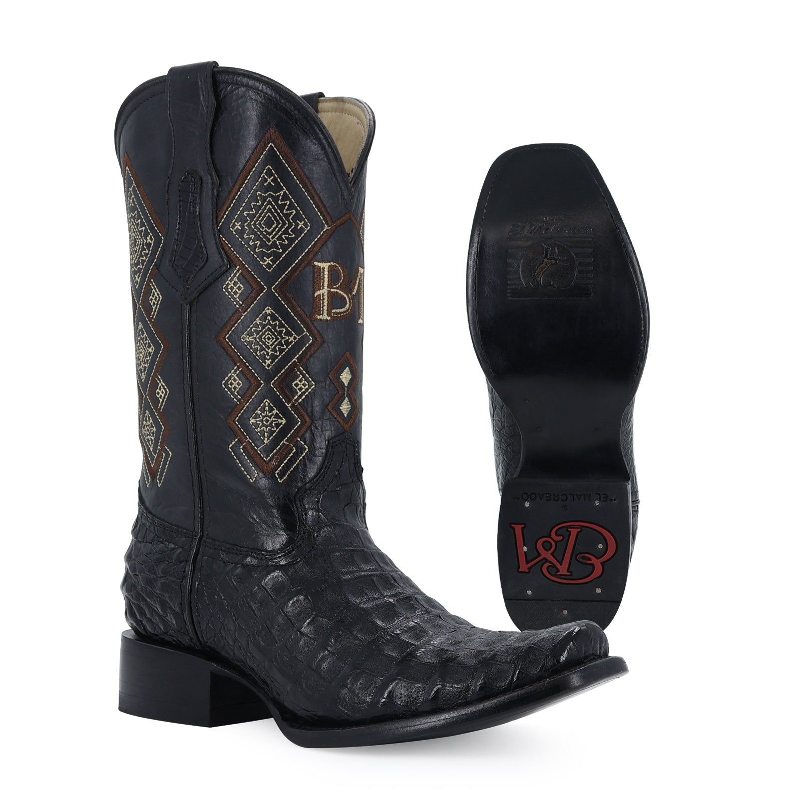 Bota Vaquera Dubai Coco Panza Negro