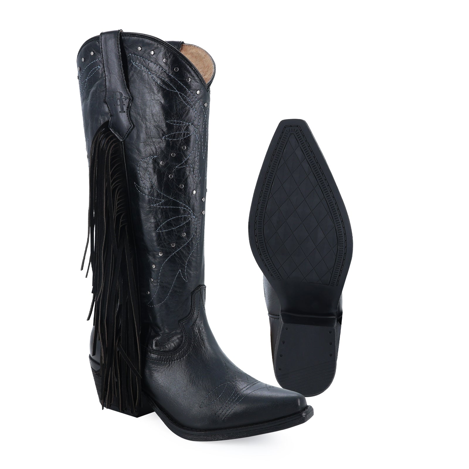 Bota vaquera para dama de piel modelo Fancy