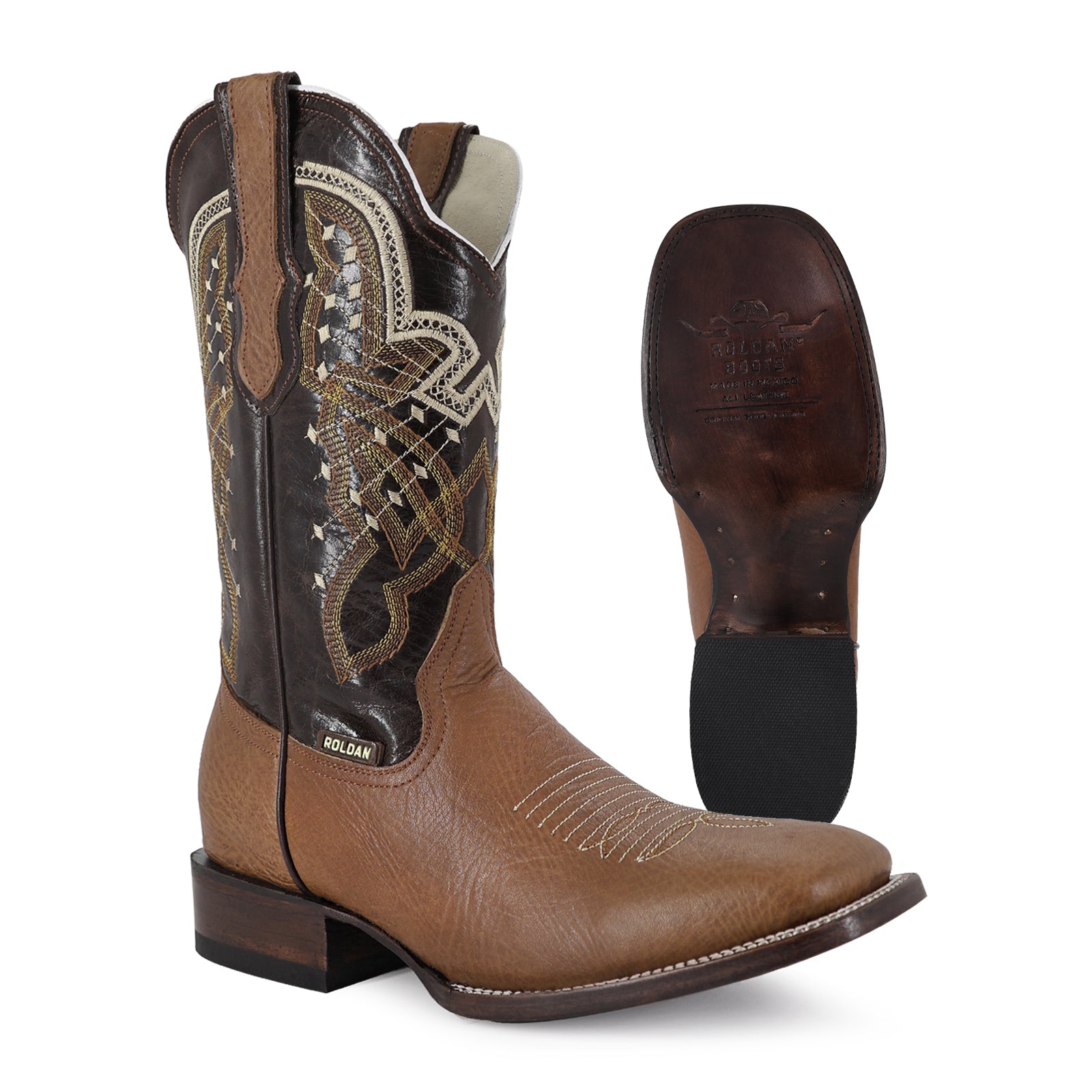 Bota Vaquera Bulldog Búfalo Miel