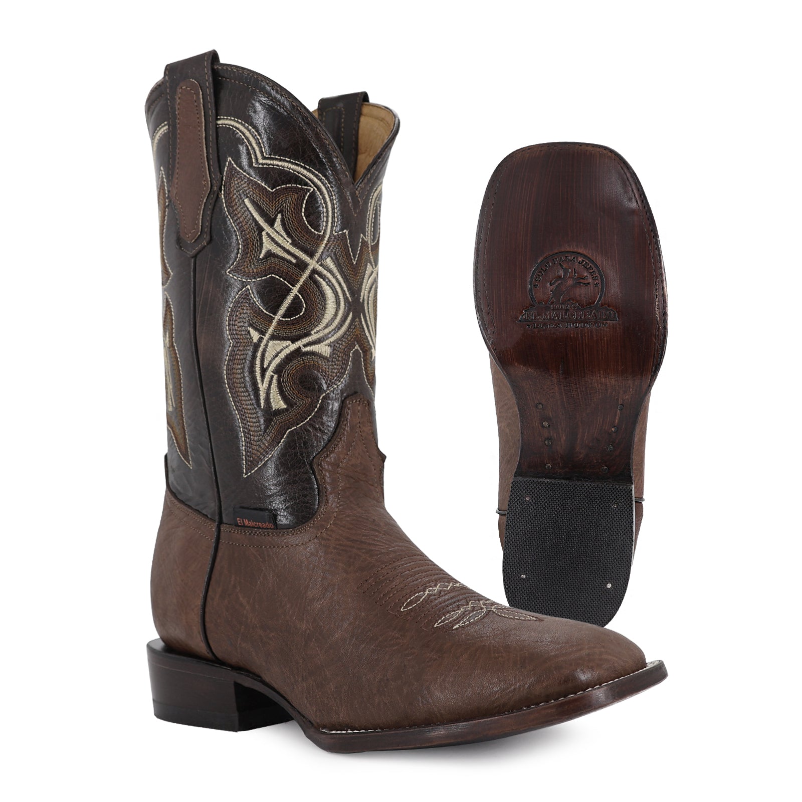 Bota Vaquera Bulldog Búfalo Chocolate