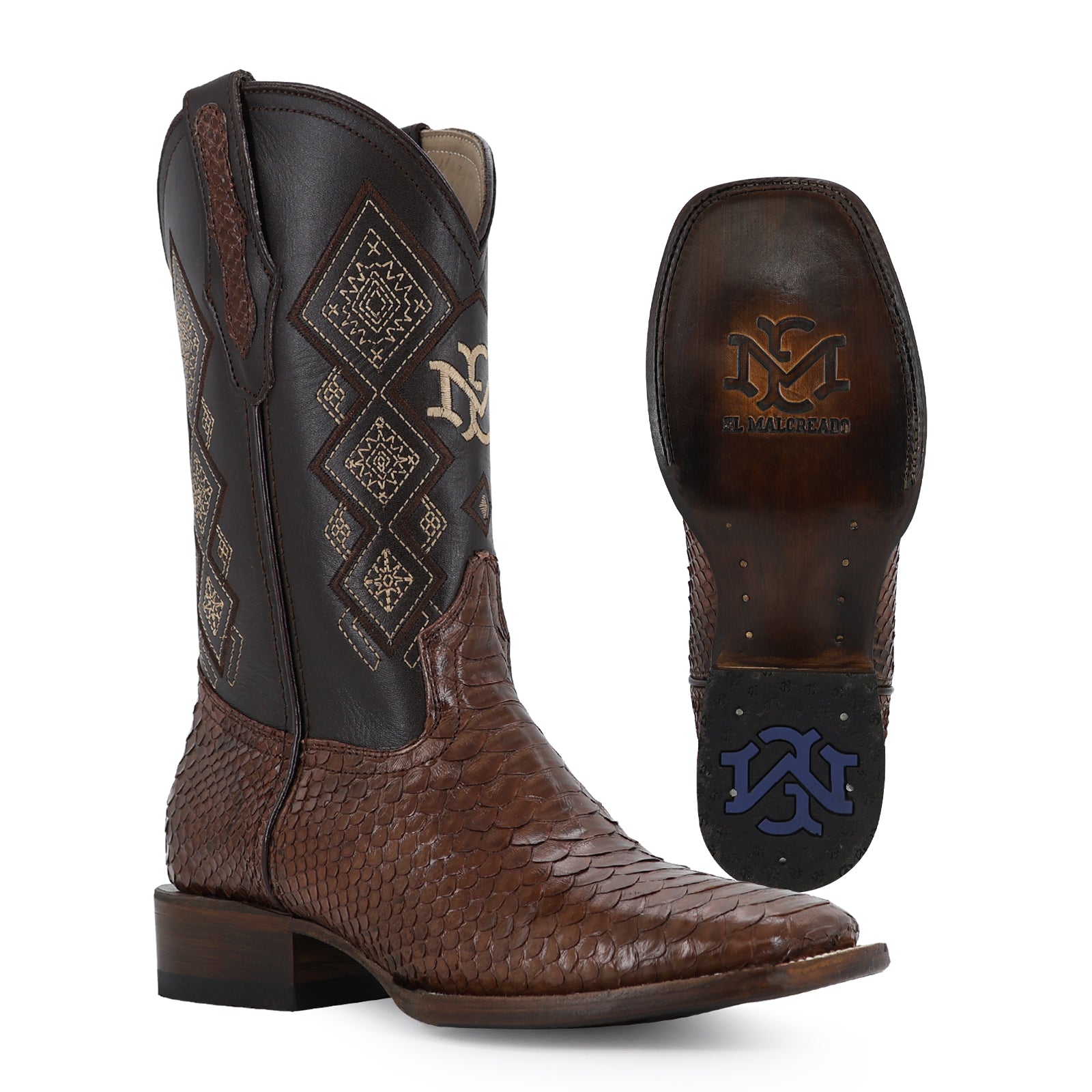 Bota Vaquera Bulldog Piton Café