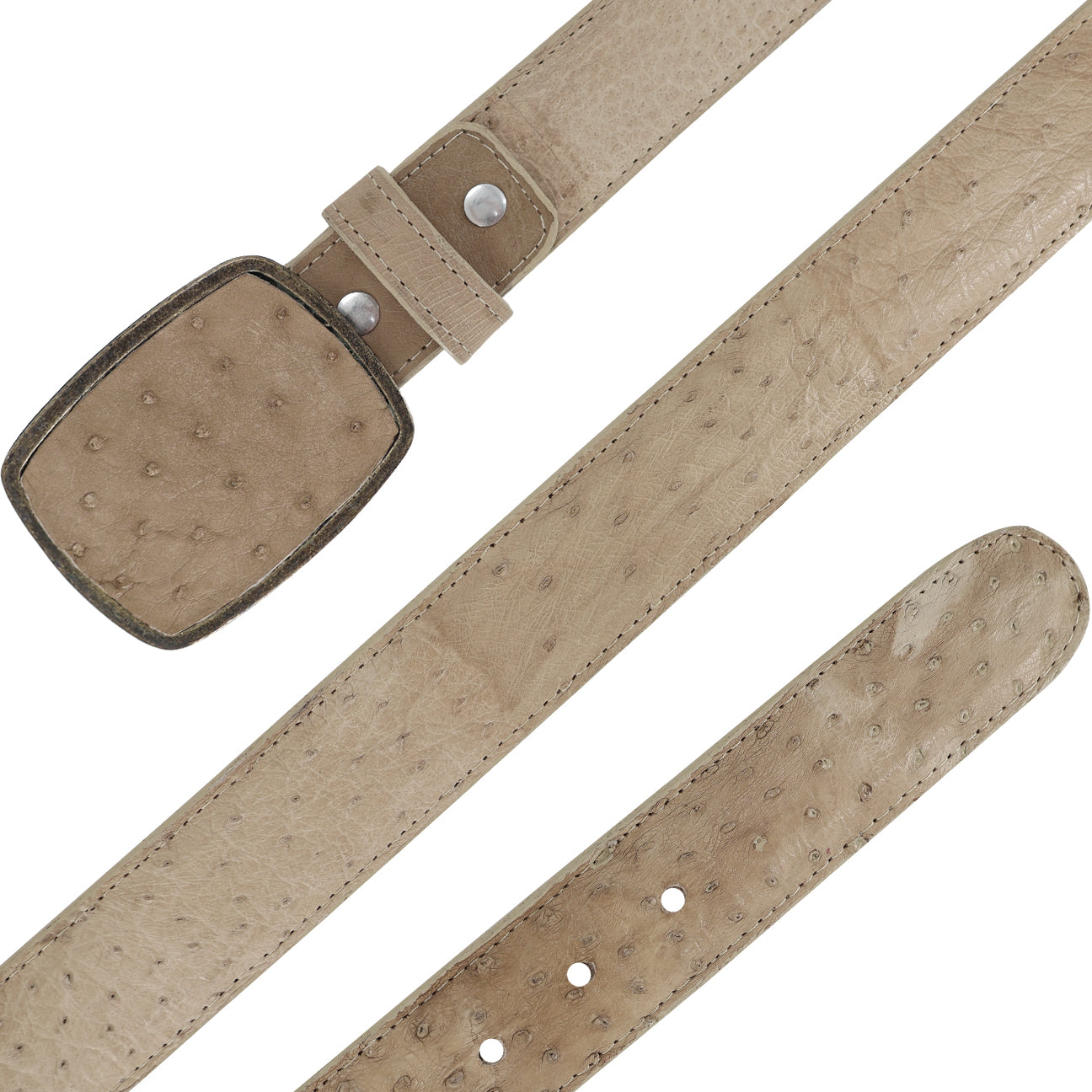 Cinturon HC Para Hombre En Piel De Avestruz