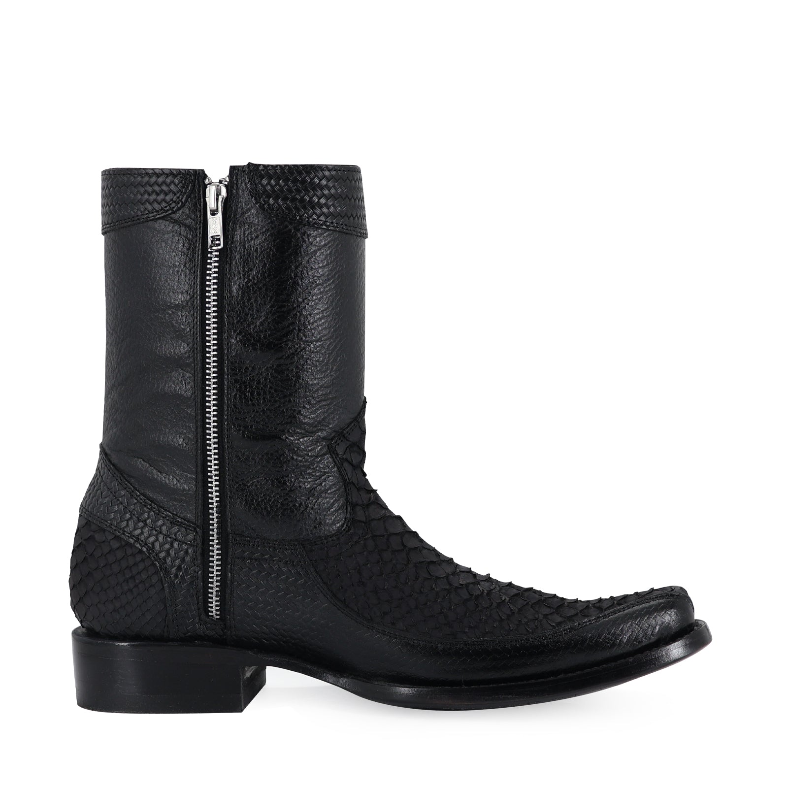 Botin Orion En Piel De Piton Nobuck