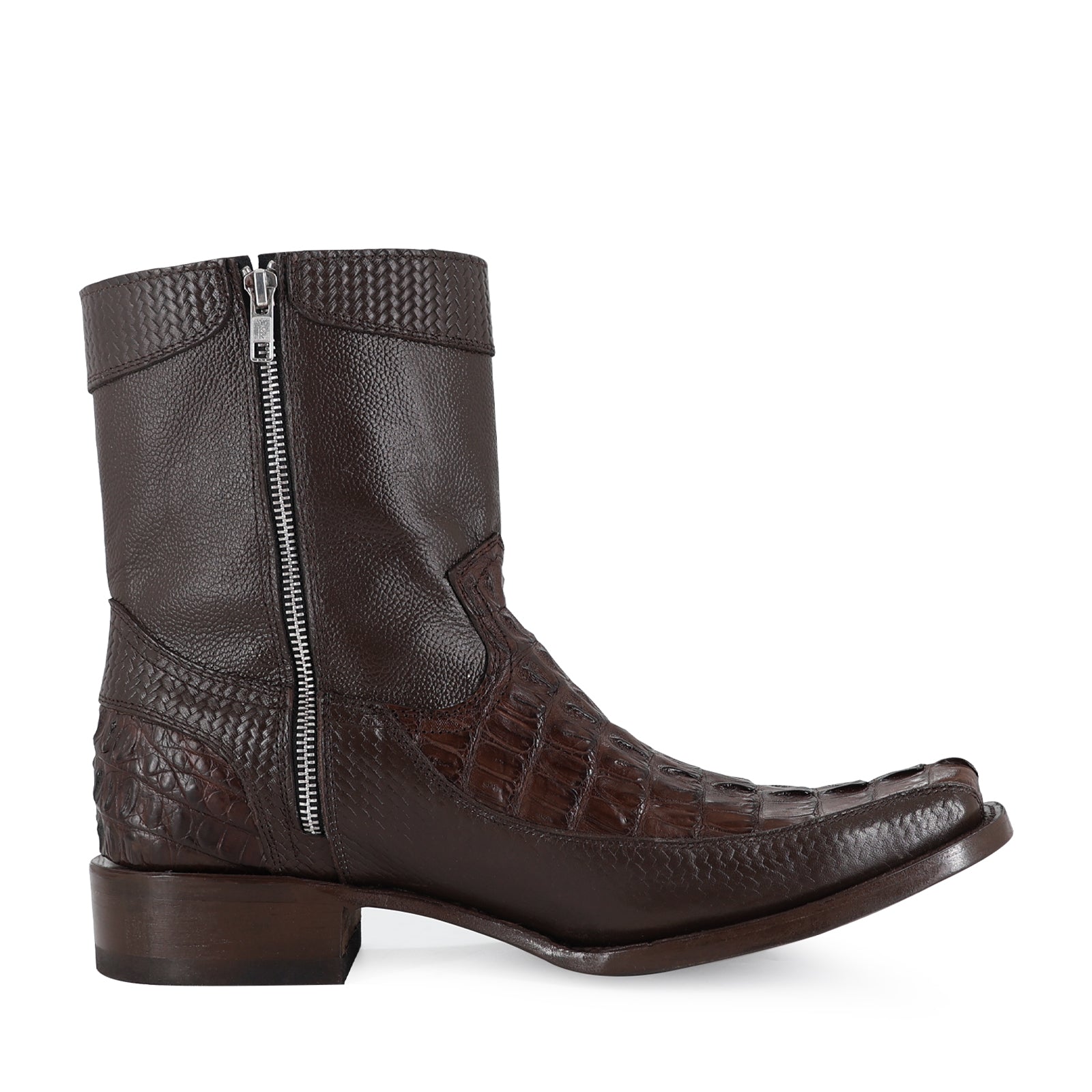 Botin Orion En Piel De Cocodrilo
