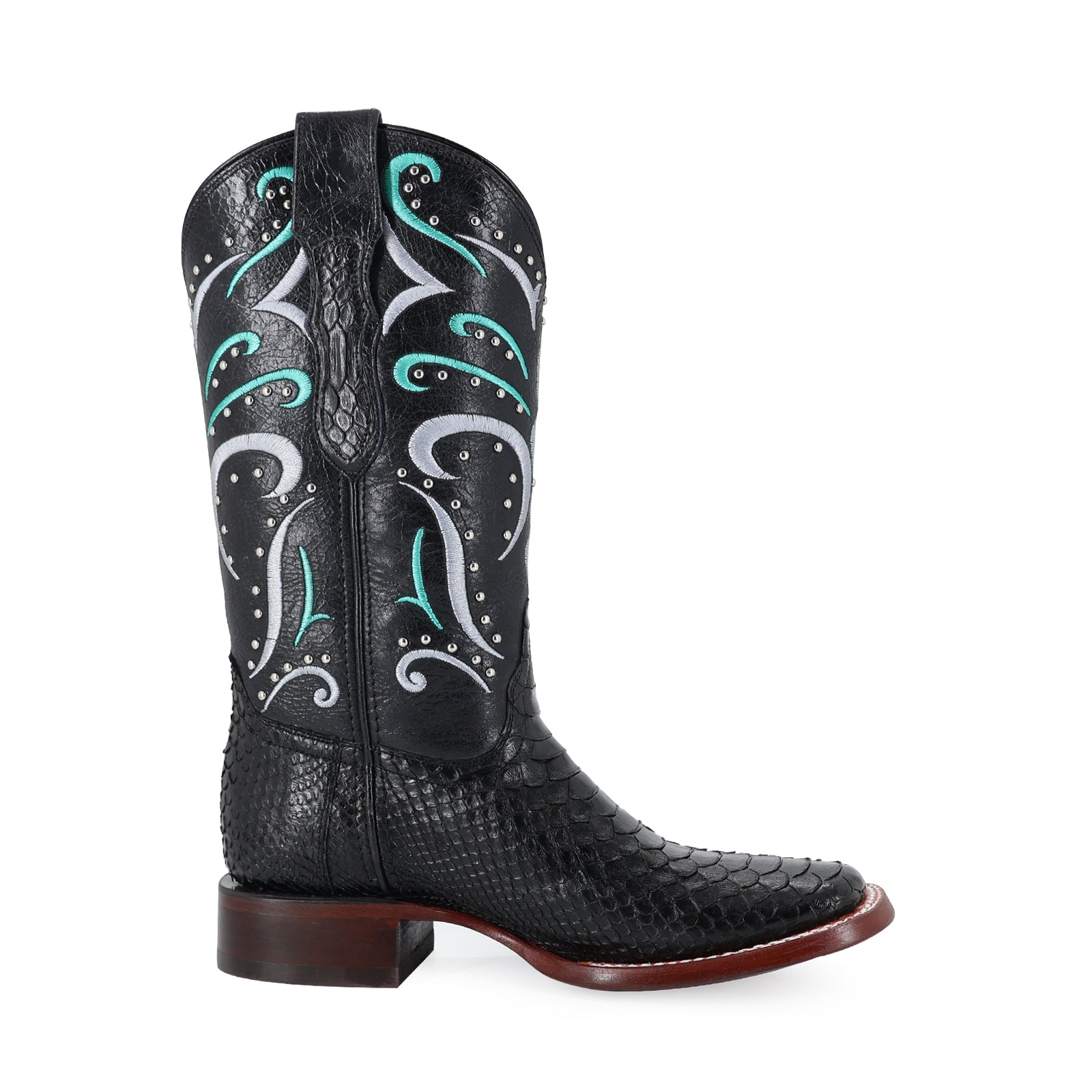 Bota vaquera para dama de piel modelo Joya