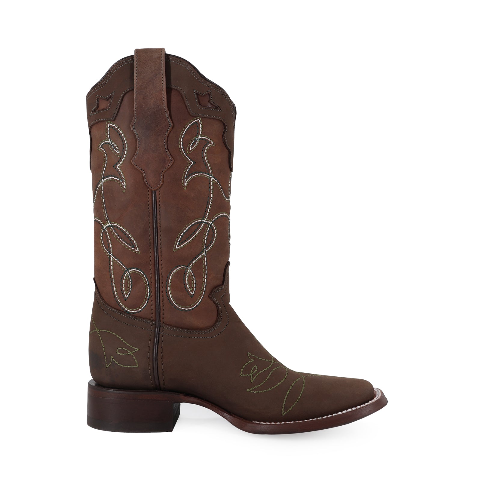 Bota vaquera para dama de piel modelo Palmira