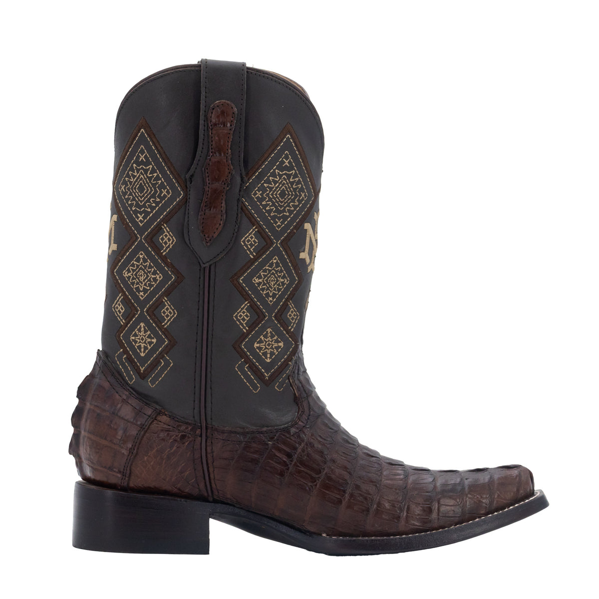 Bota Vaquera Dubai Para Caballero Piel Cocodrilo Cola