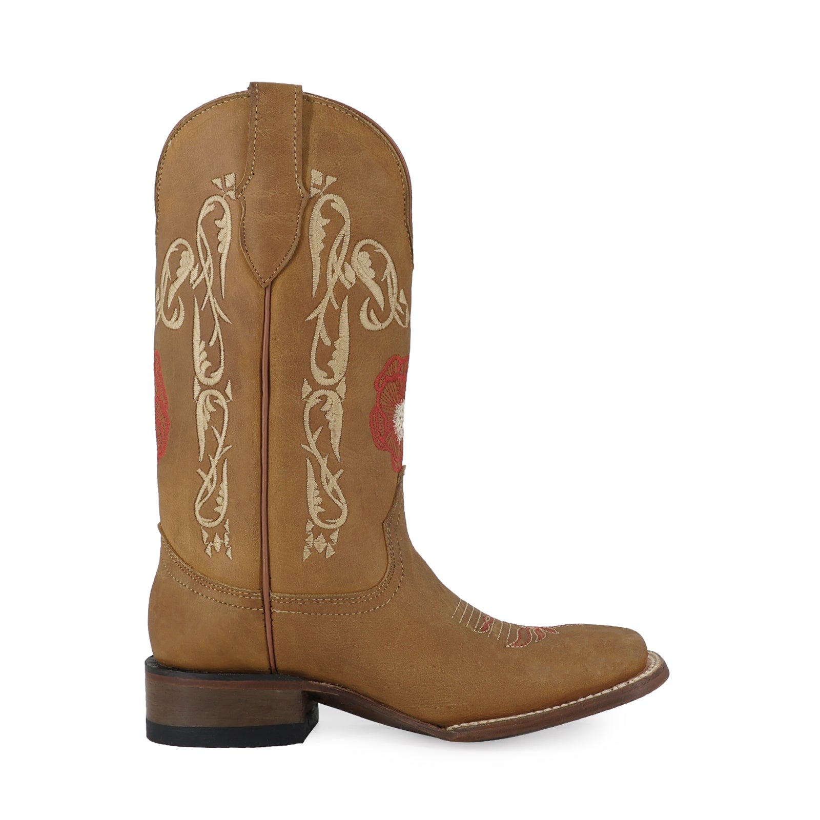 Bota vaquera para dama de piel modelo Chabela