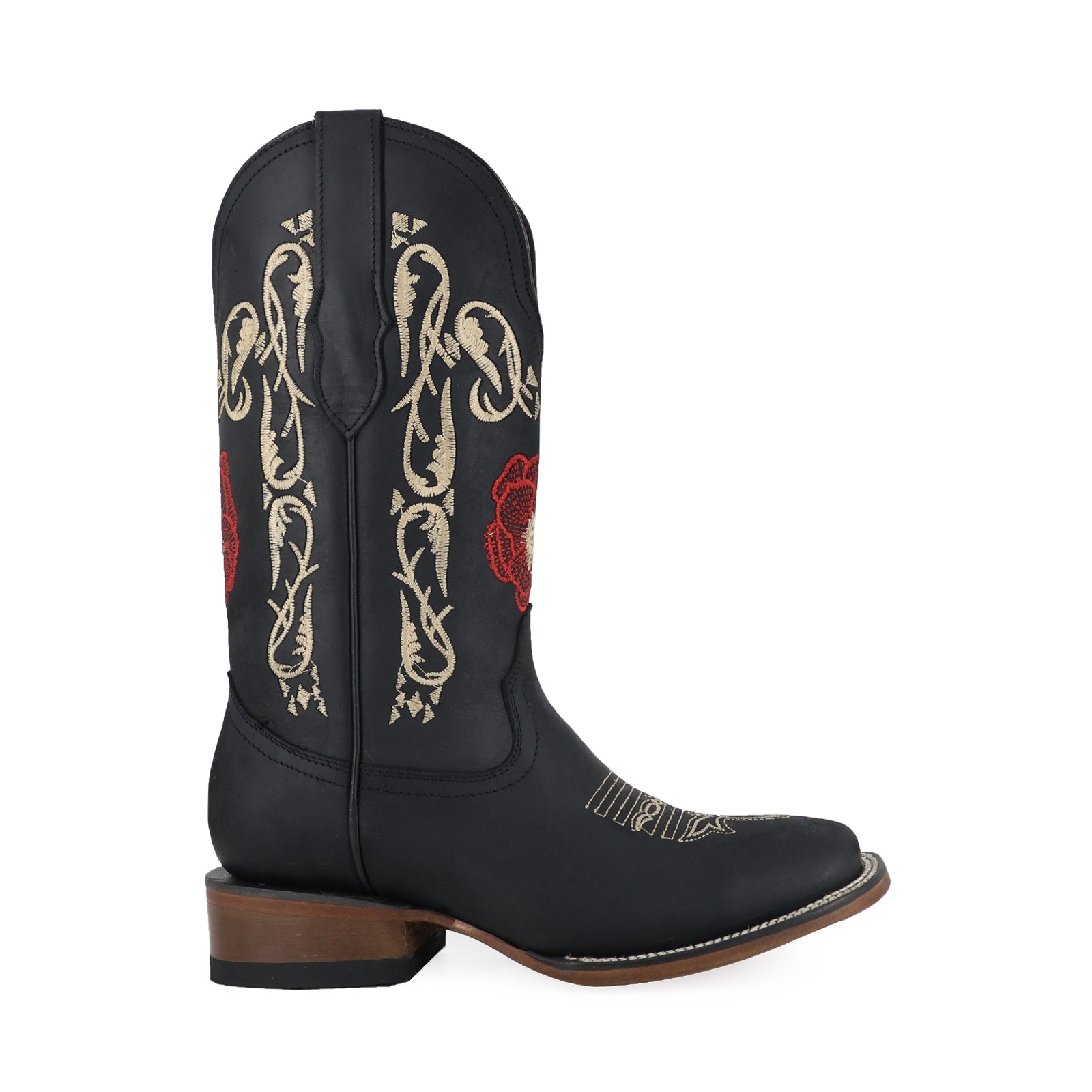 Bota vaquera para dama de piel modelo Chabela