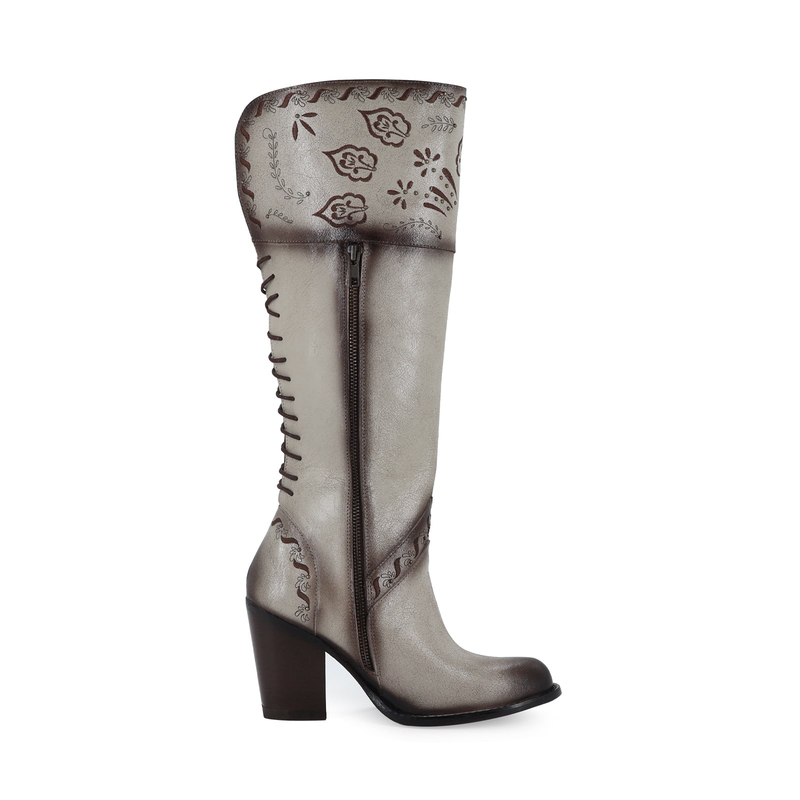 Bota casual para dama de piel modelo Presumida