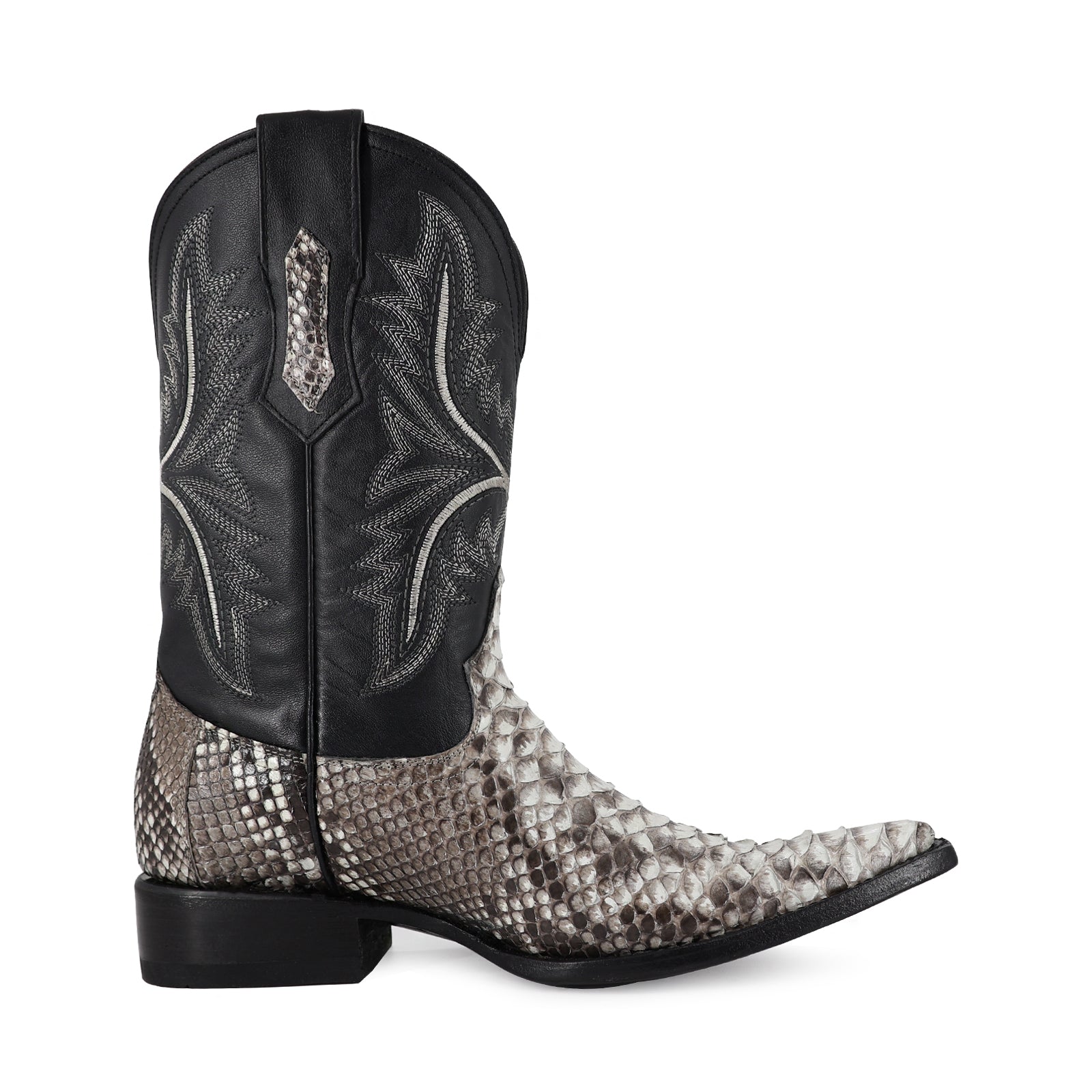 Bota Vaquera Chihuahua Pitón Natural