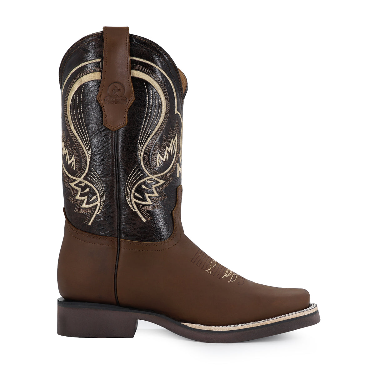 Bota Vaquera Rodeo Crazy Suela Poliuretano Negro
