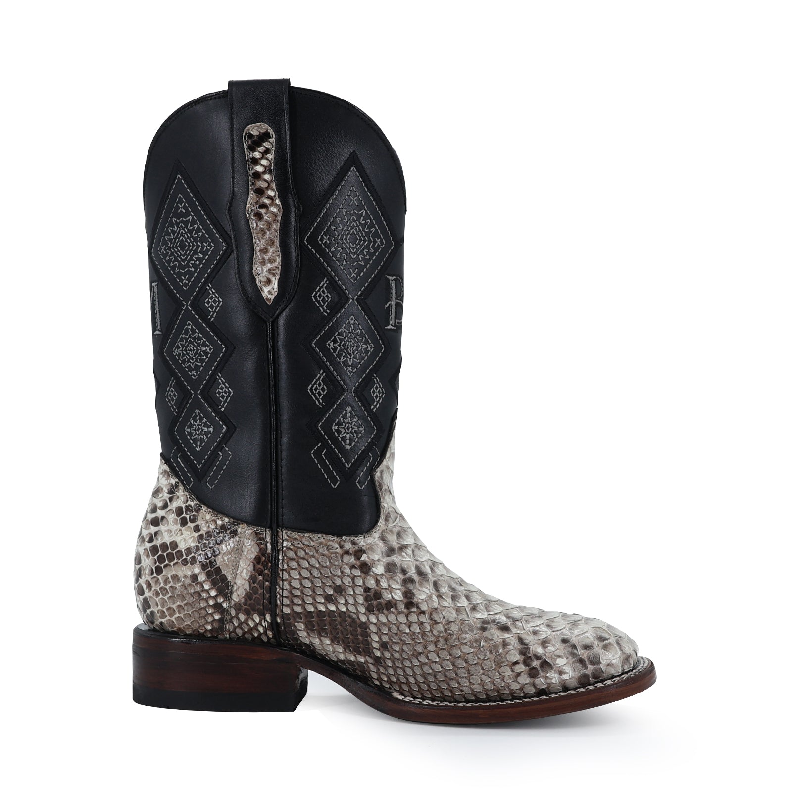 Bota Vaquera Bulldog Pitón Natural