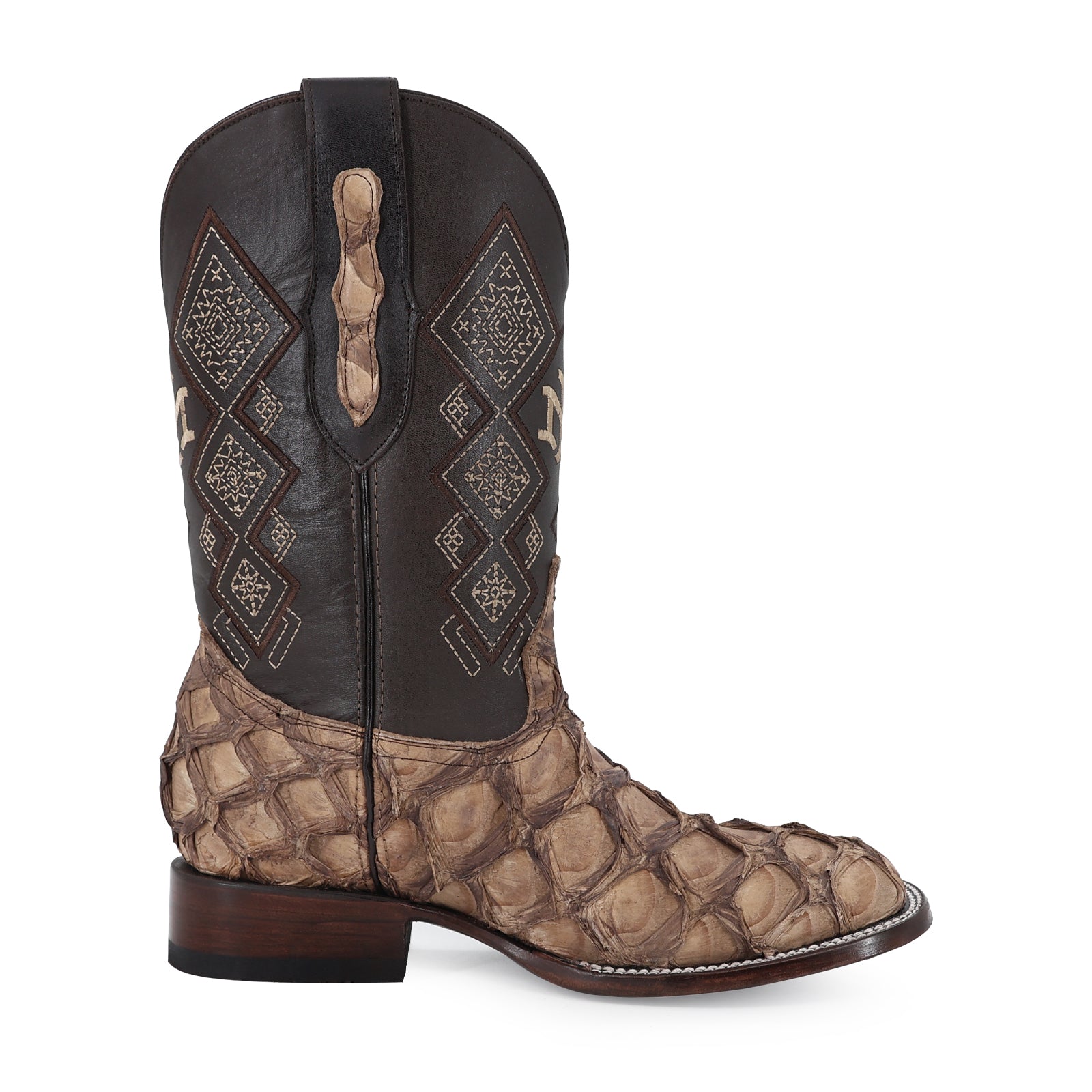 Bota Vaquera Bulldog Pescado Nobuck Cafe