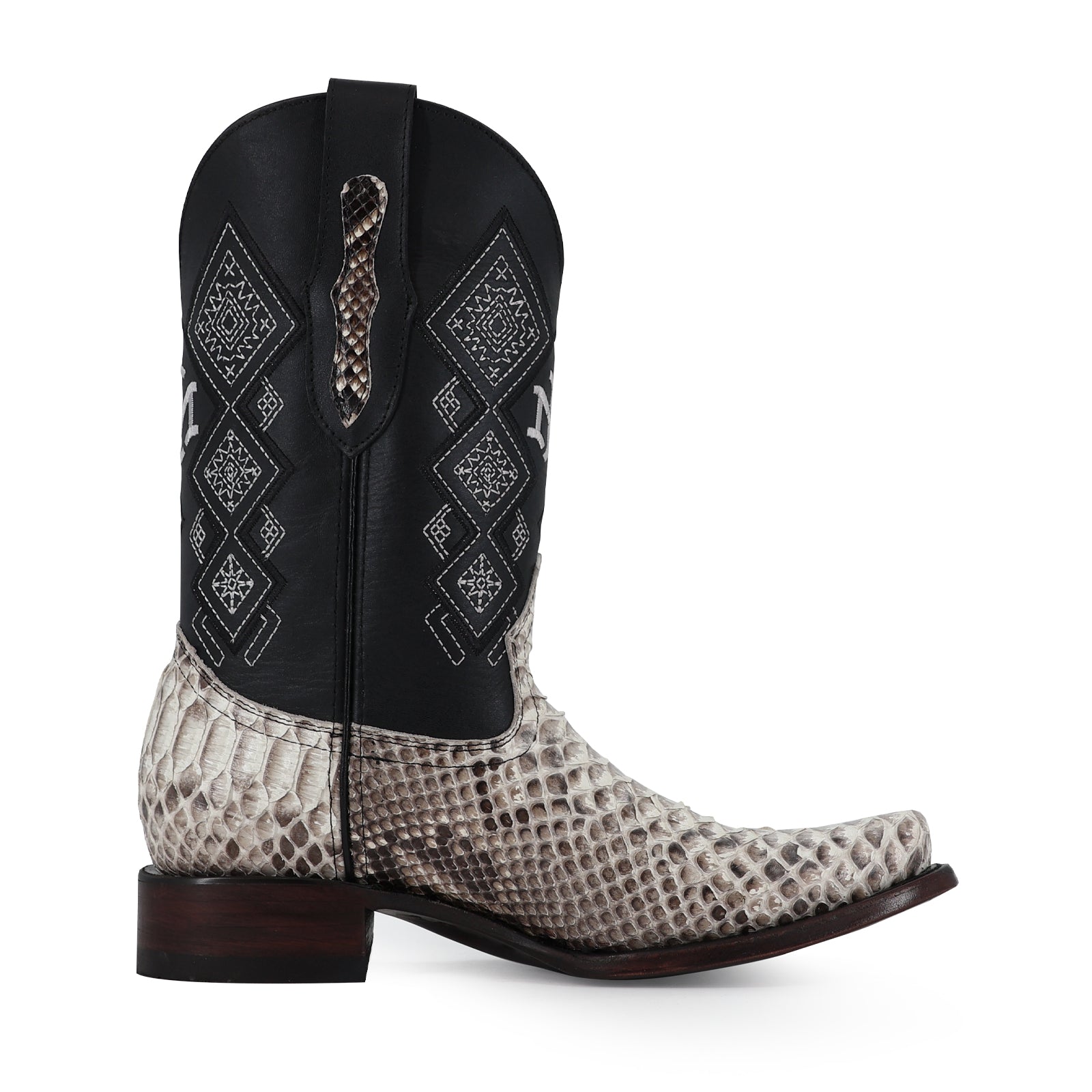 Bota Vaquera Dubai Pitón Natural