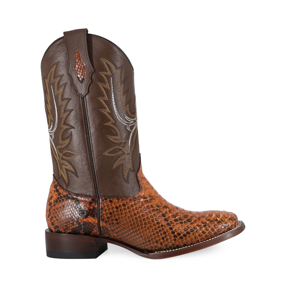 Bota Vaquera Bulldog Para Caballero Piel De Pitón