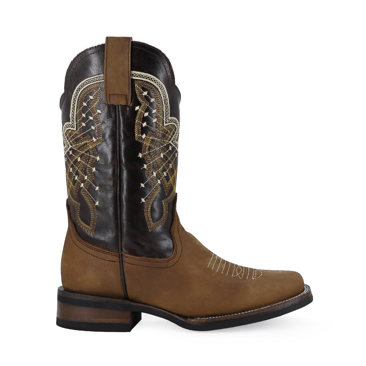 Bota Vaquera Rodeo Para Caballero Piel Crazy
