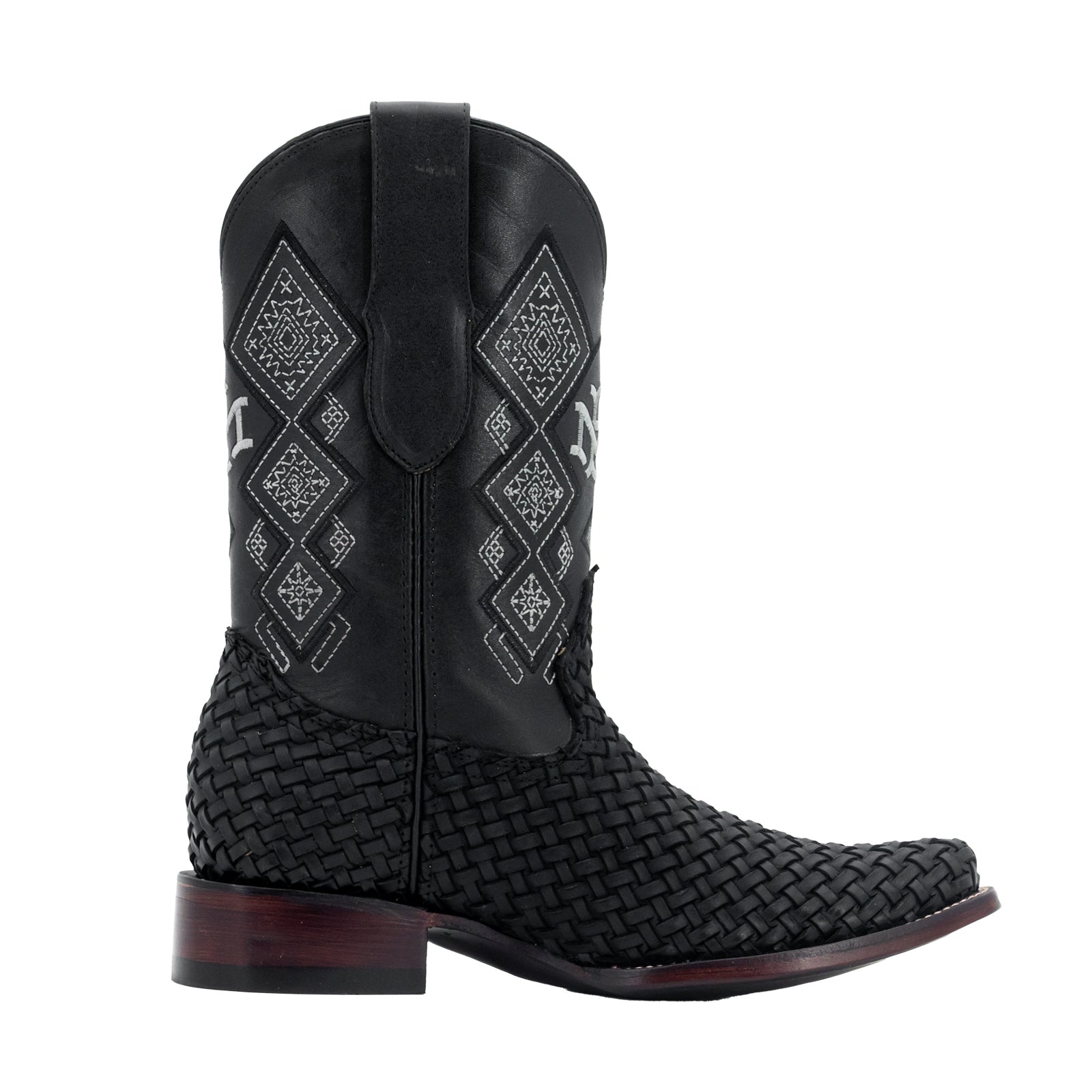 Bota Vaquera Dubai Petatillo Negro