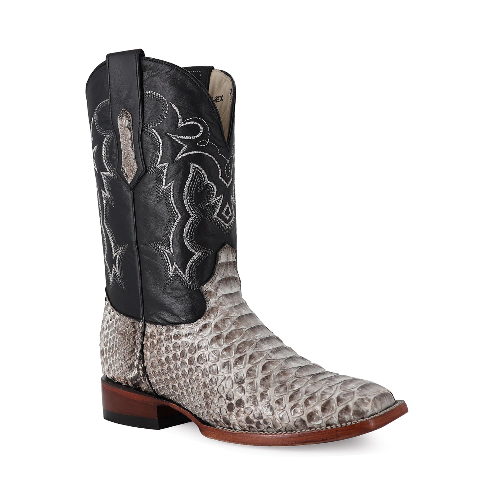 Combo Bota Y Cinto HC A Elegir Bota Bulldog Piton Natural