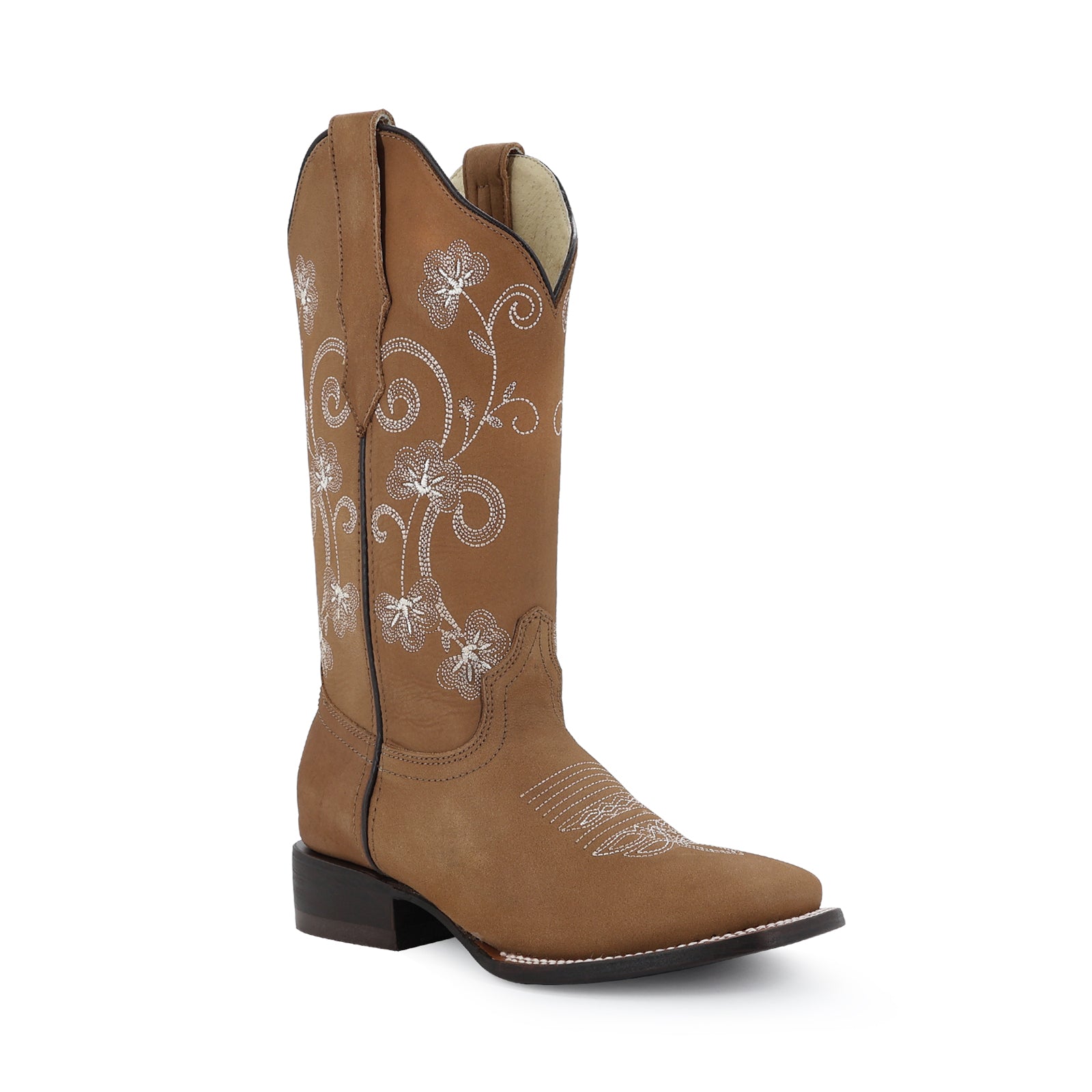 Bota vaquera para dama de piel modelo Castilla