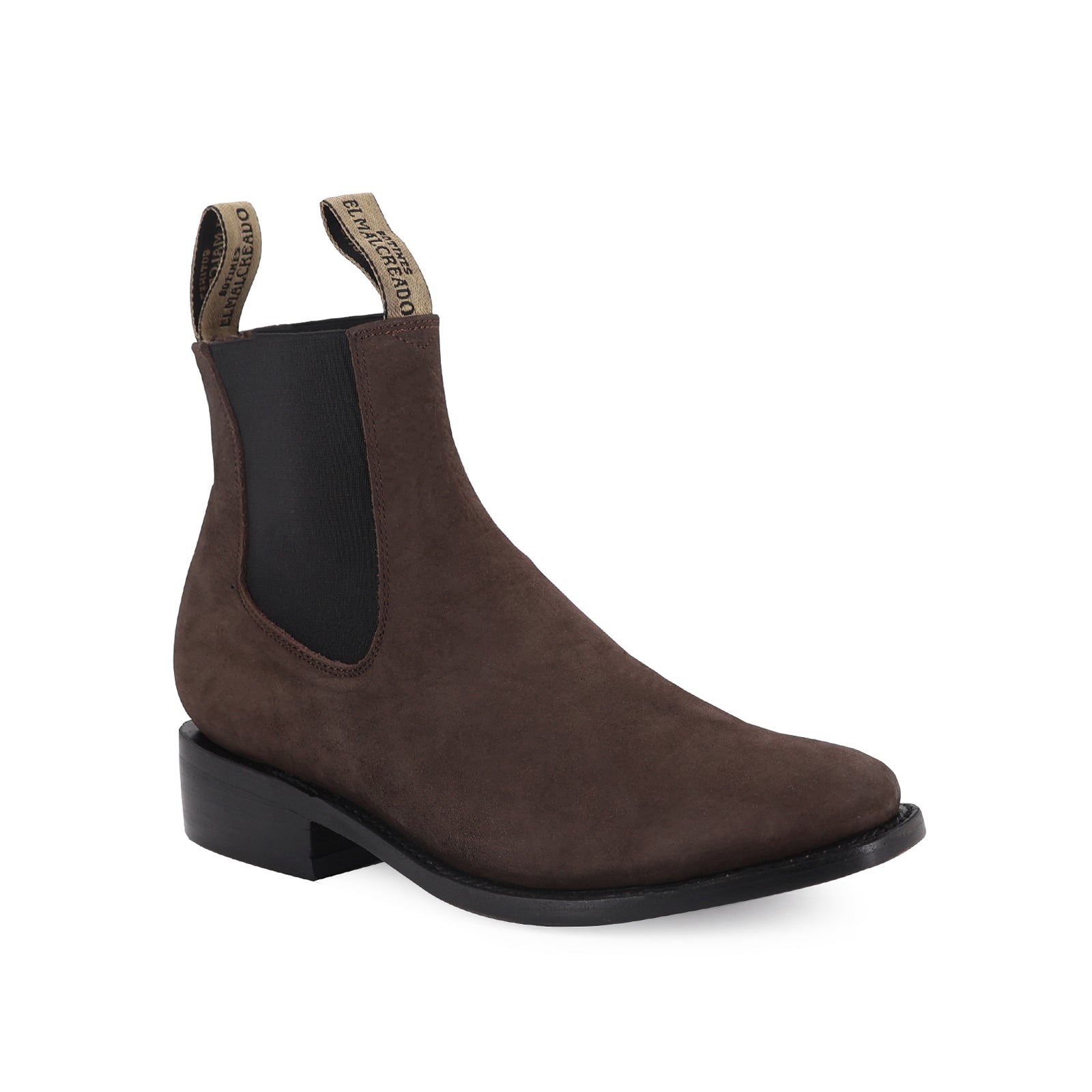 Botín Chelsea Choco Nobuck