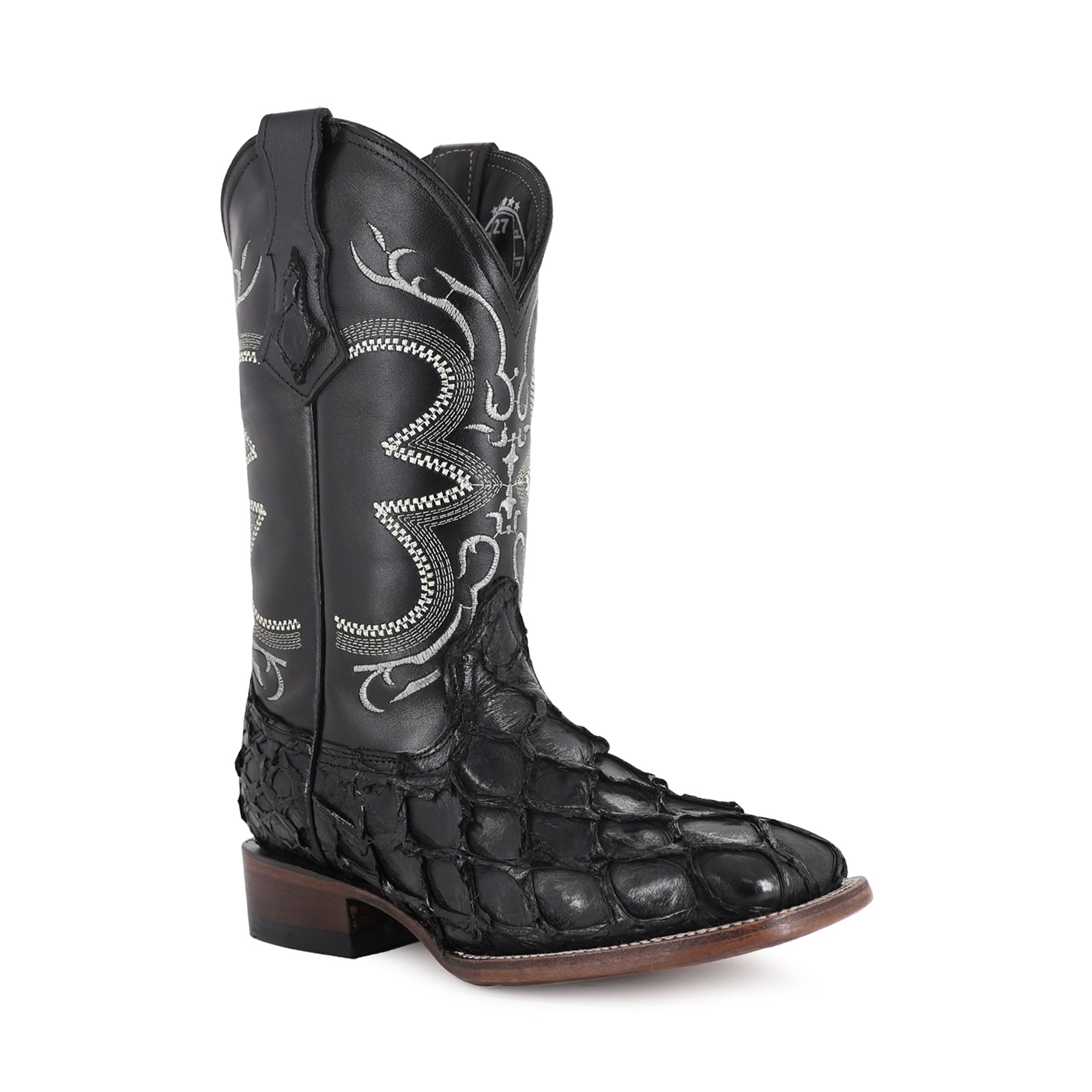 Combo Bota Y Cinto Vaq A Elegir Bota Bulldog Pescado Negro