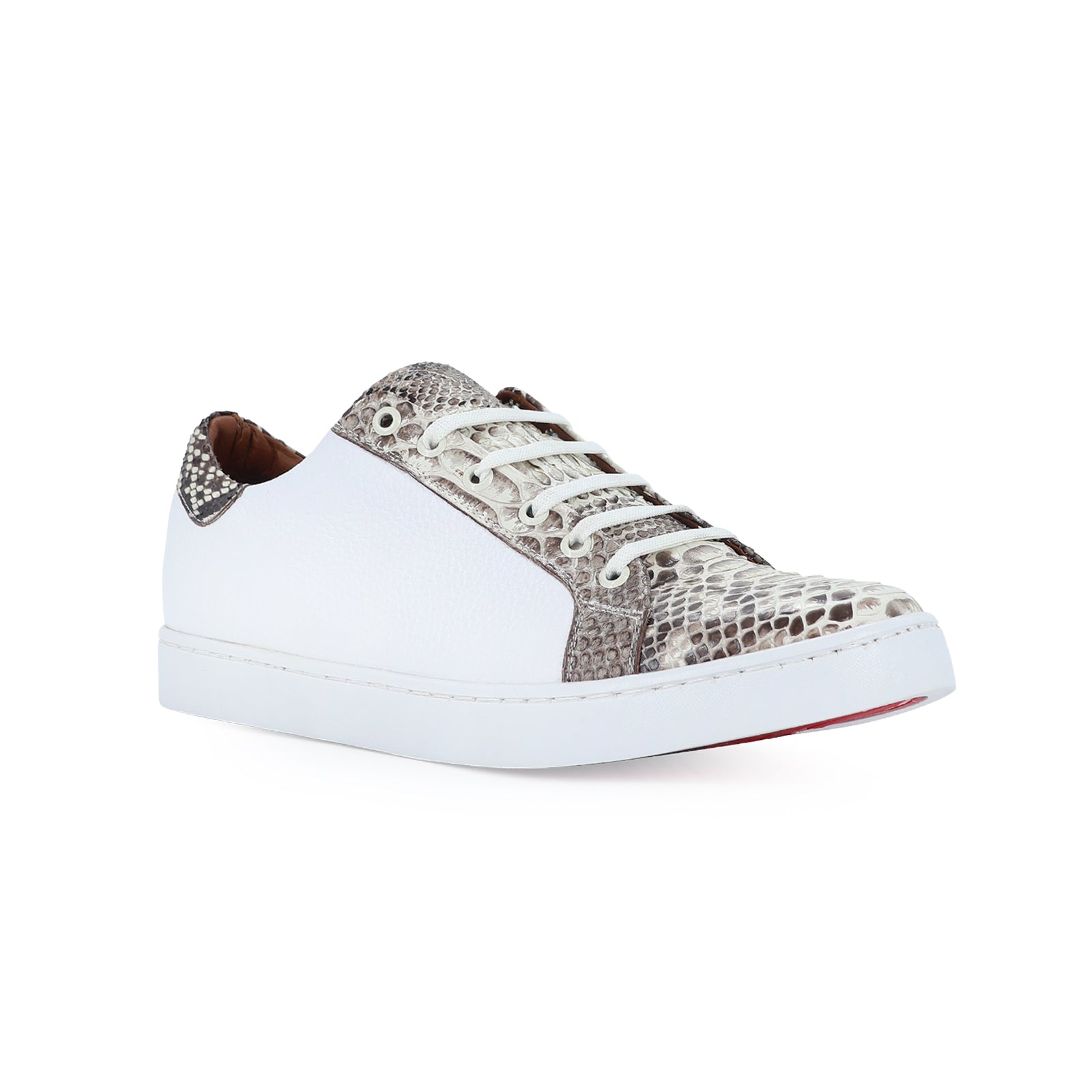 Tenis Max En Piel De Piton Natural