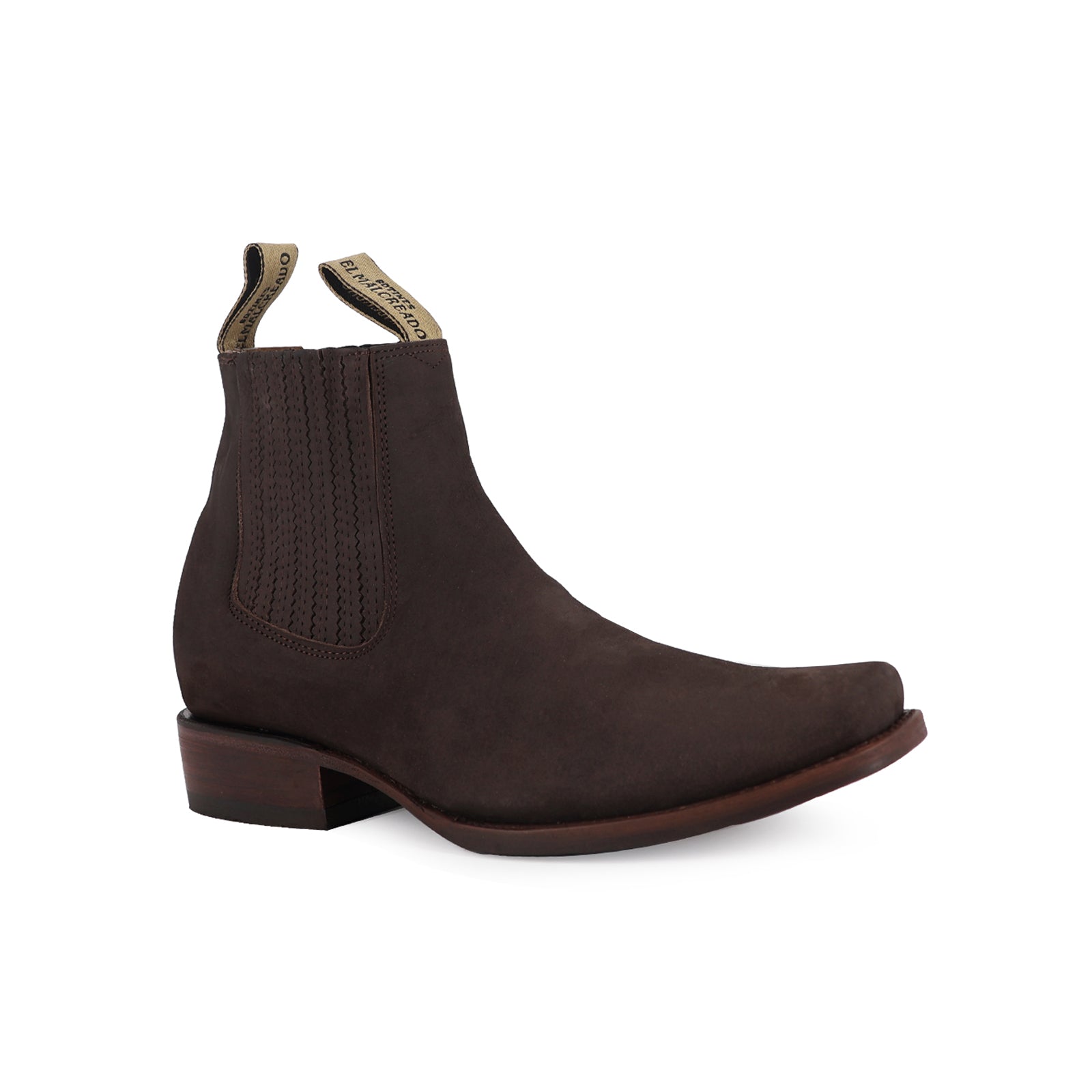 Botín Dubai Nobuck Choco