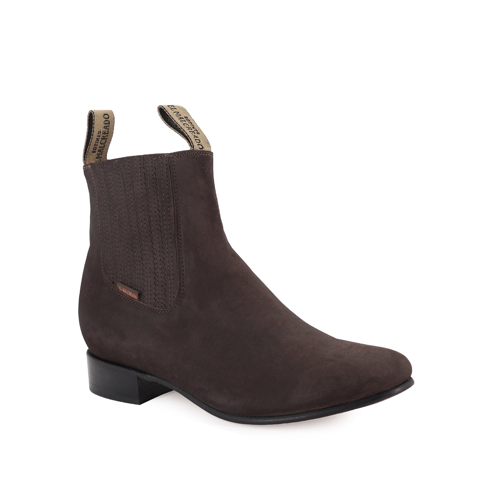 Botín Charro Choco Nobuck