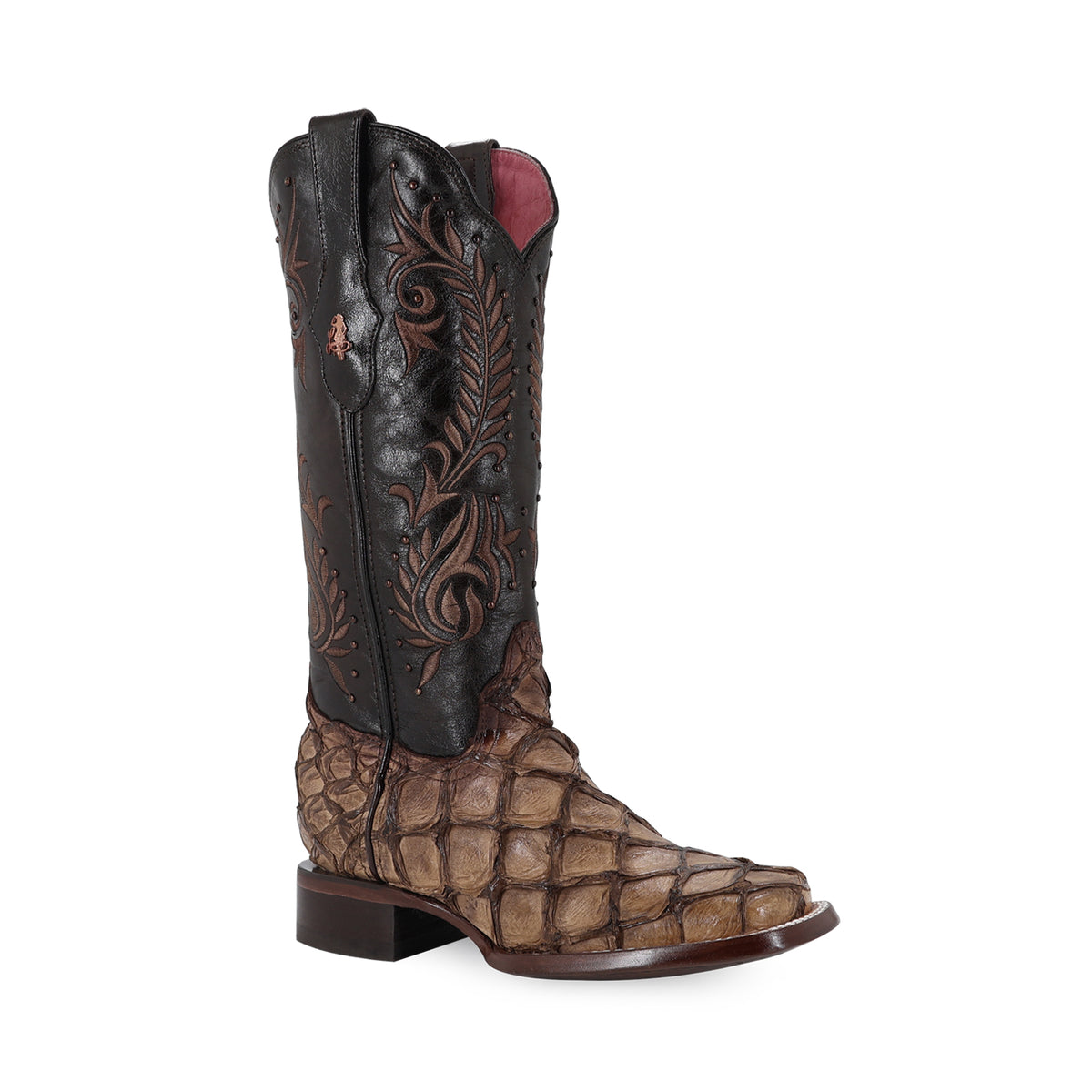 Bota vaquera para dama de piel Pescado modelo toscana
