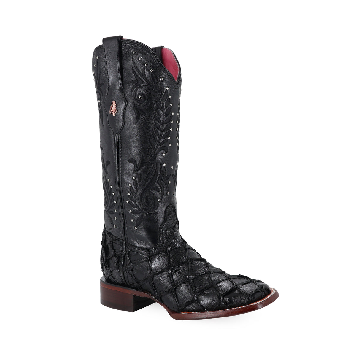 Bota vaquera para dama de piel Pescado modelo toscana