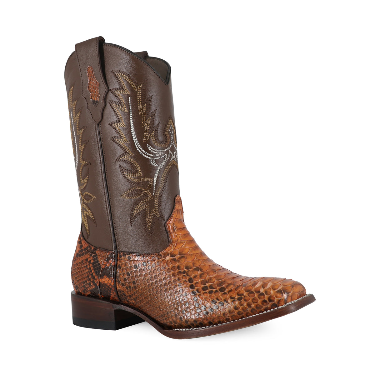 Bota Vaquera Bulldog Para Caballero Piel De Pitón