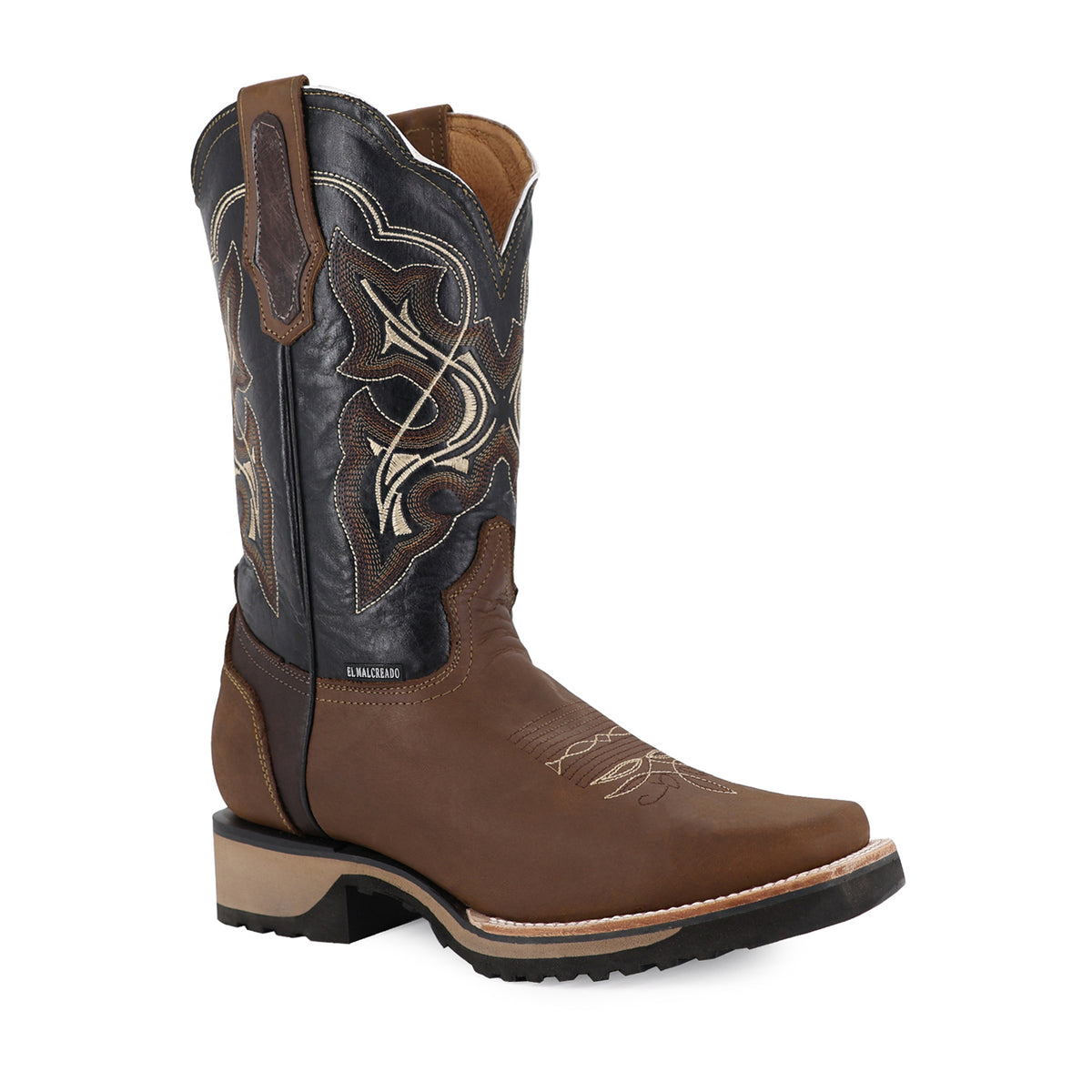 Bota Vaquera Rodeo Para Caballero Piel Res Gold
