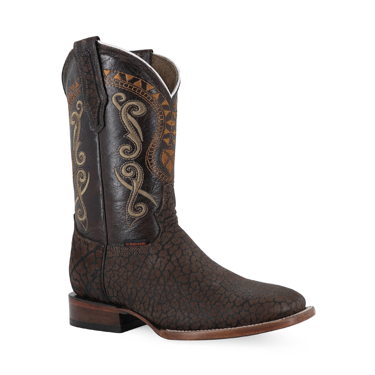 Bota Vaquera Bulldog Para Caballero Piel Cuello De Toro
