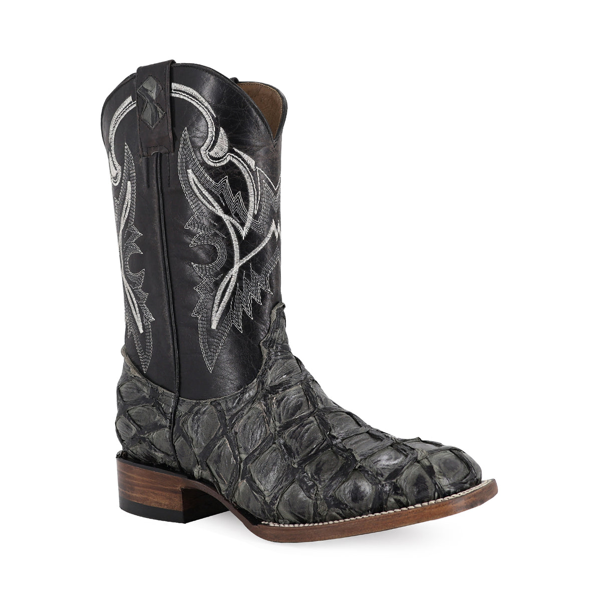 Bota Vaquera Bulldog Para Caballero Piel Pescado