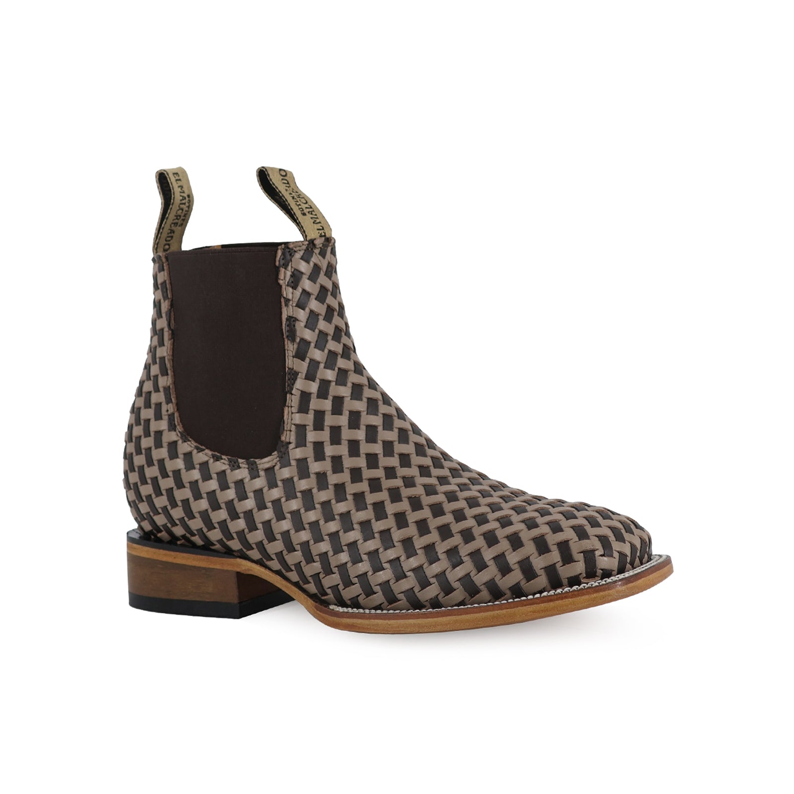 Combo Bota Y Cinto Vaq A Elegir Botin Petatillo Beige