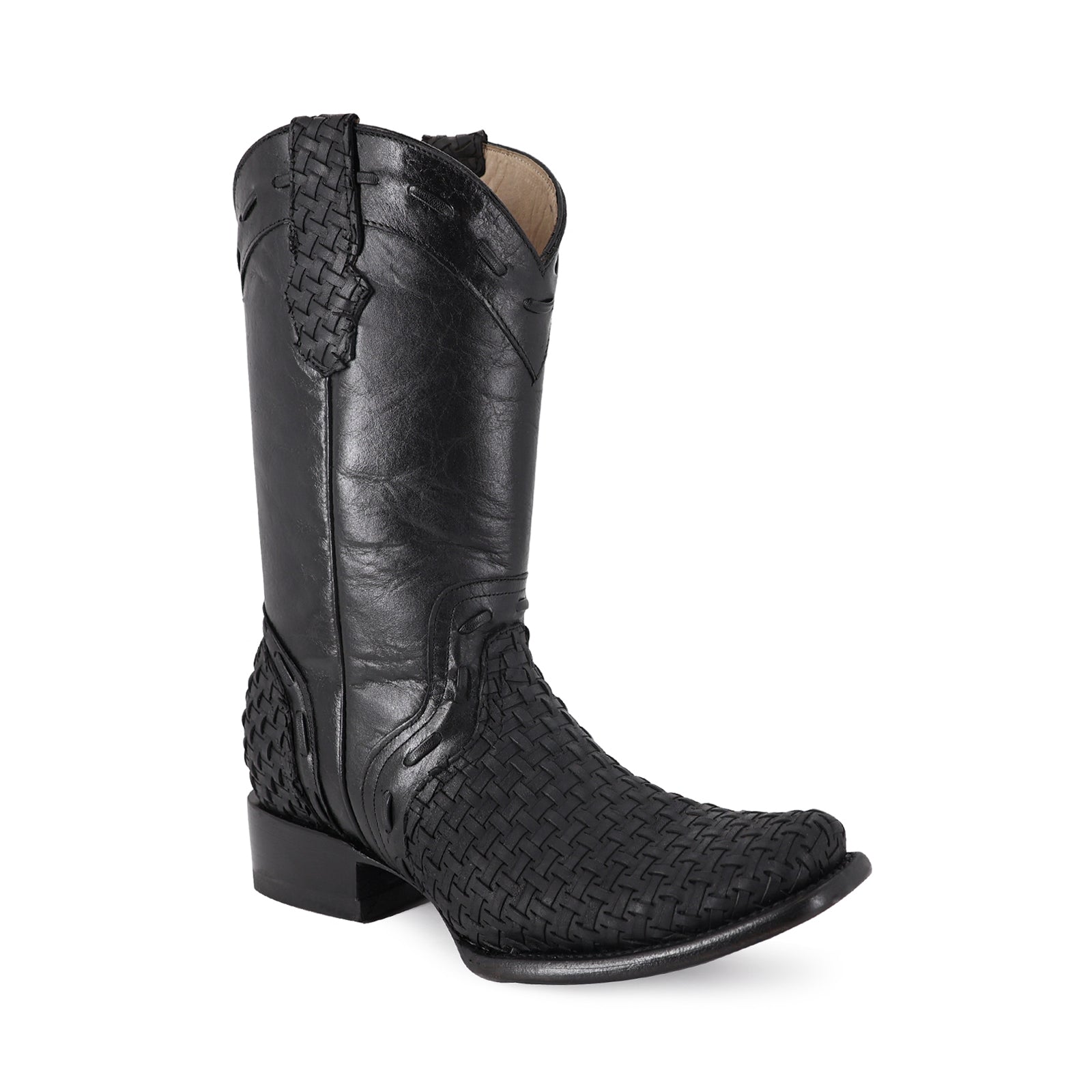 Combo Bota Y Cinto Vaq A Elegir Bota Franco Petatillo Negro