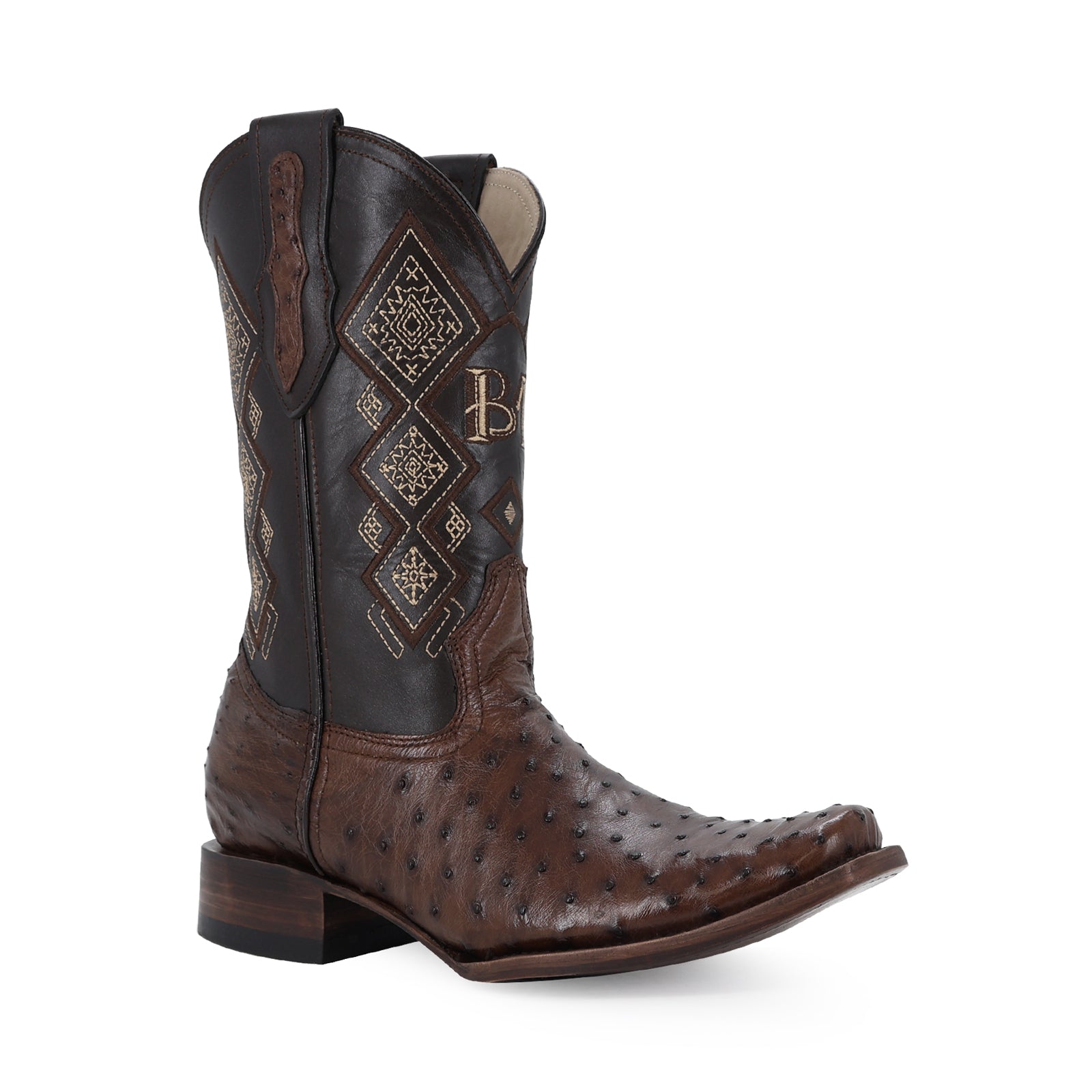 Bota Vaquera Dubai Avestruz Cafe