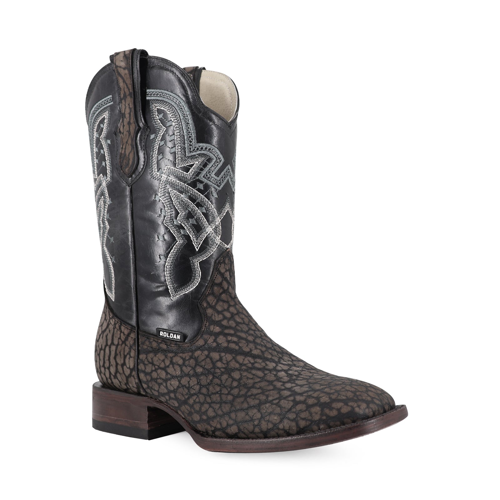 Bota Vaquera Bulldog Cuello De Toro Gris