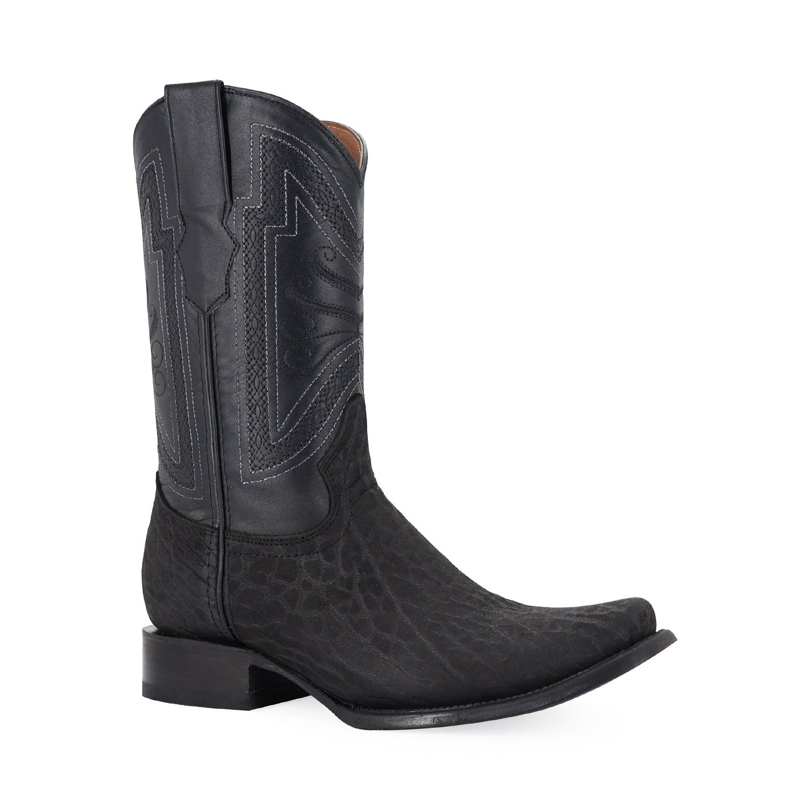 Bota Vaquera Dubai Cuello de Toro Negro