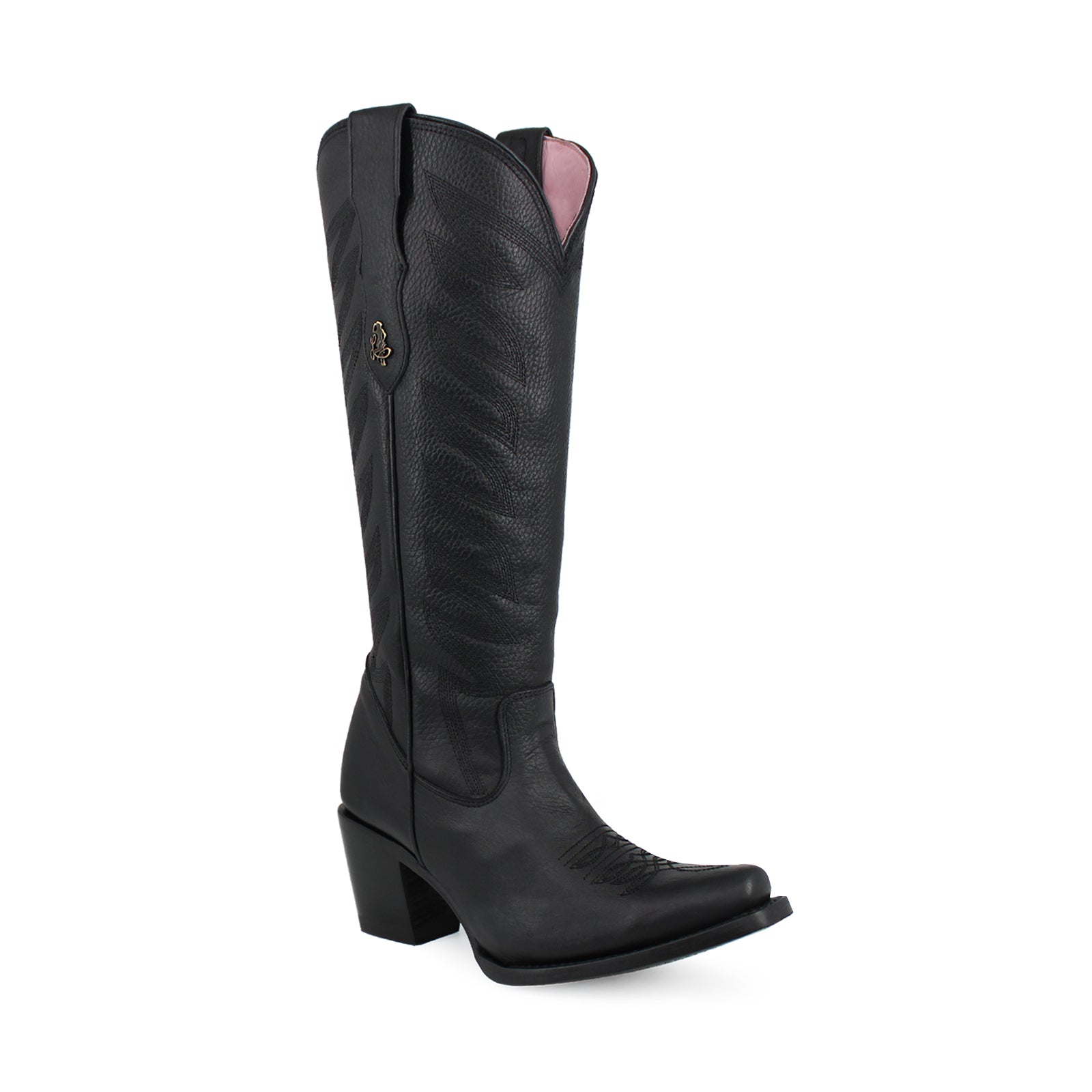 Bota vaquera para dama de piel modelo Bandida