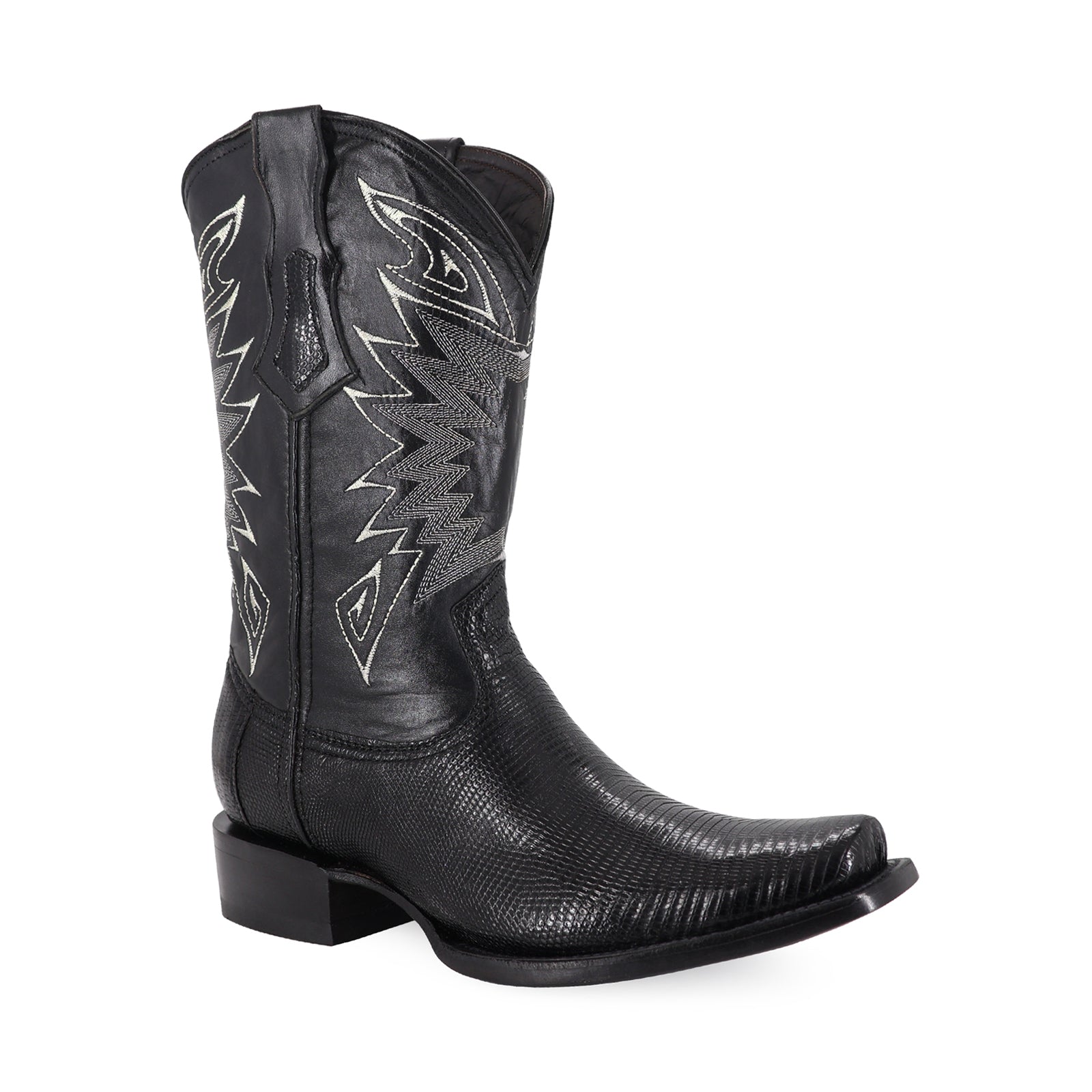 Bota Vaquera Dubai Lizzar Negro